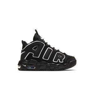 Nike Air More Uptempo '96 "Black/White" Preschool Kids' Shoe - BLACK/WHITE