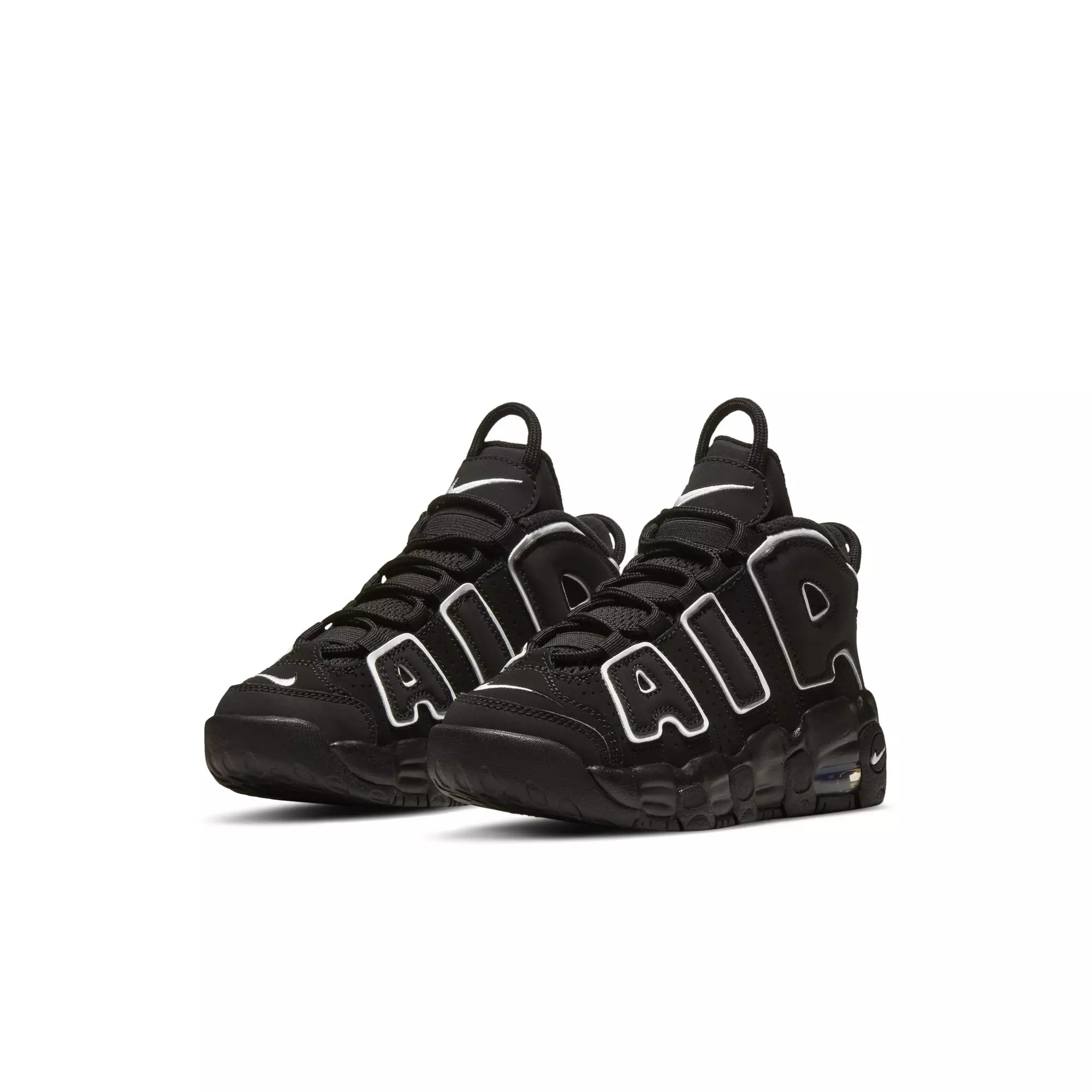 Nike Air More Uptempo '96 "Black/White" Preschool Kids' Shoe - BLACK/WHITE