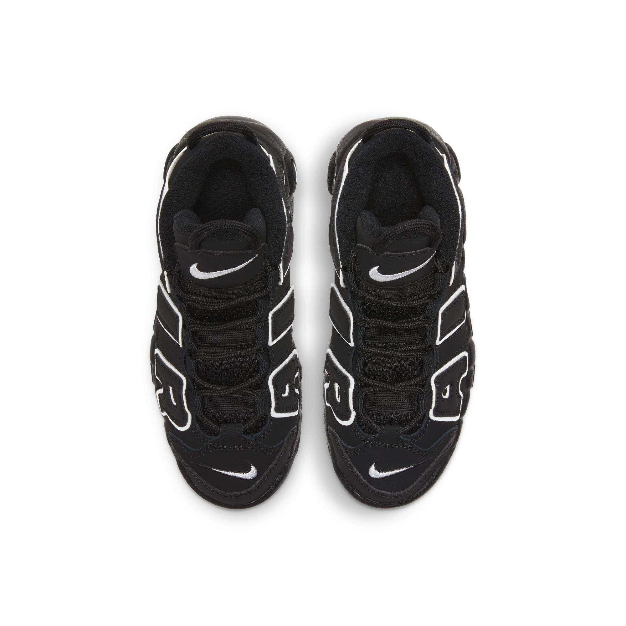 Nike Air More Uptempo '96 "Black/White" Preschool Kids' Shoe - BLACK/WHITE