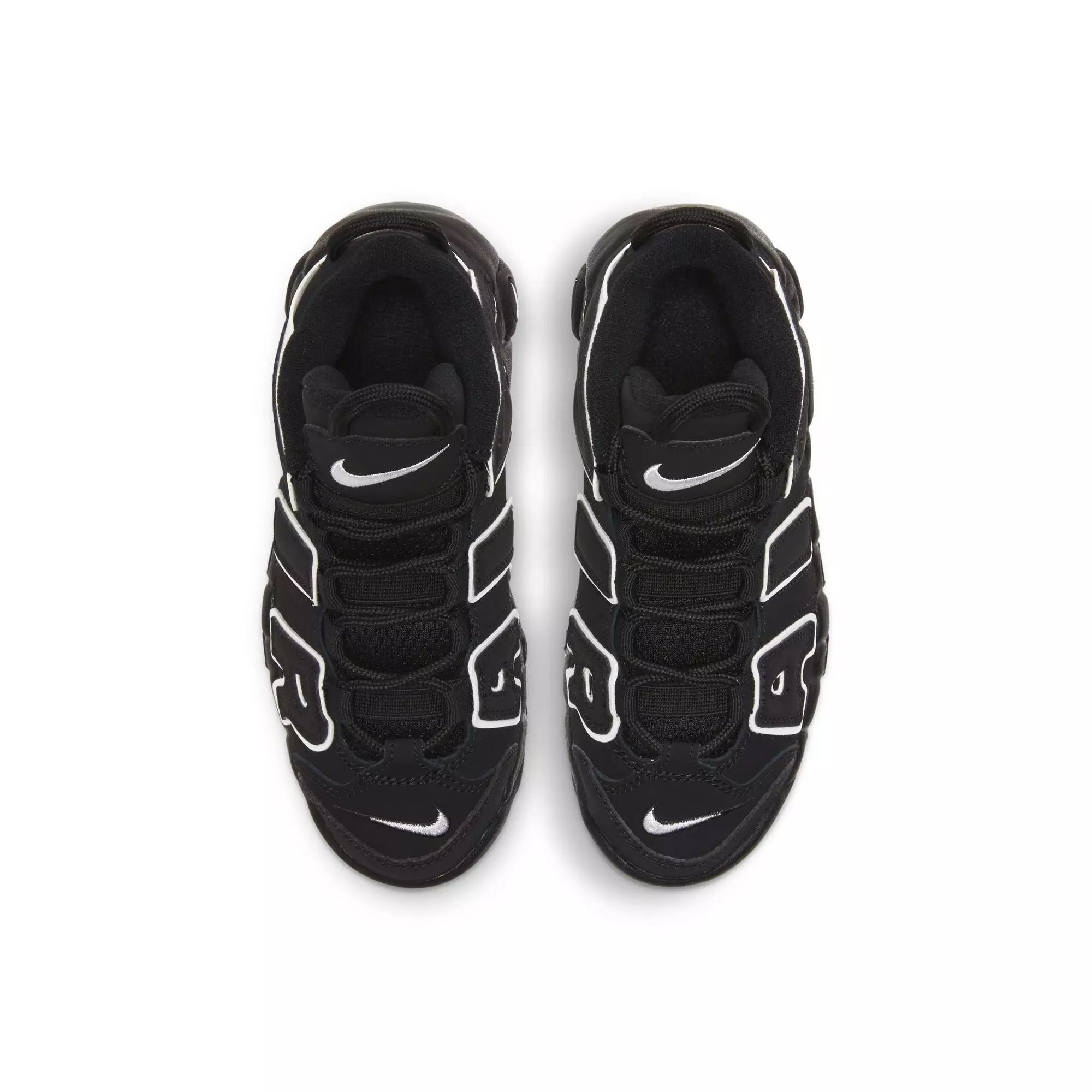 Nike Air More Uptempo '96 "Black/White" Preschool Kids' Shoe - BLACK/WHITE