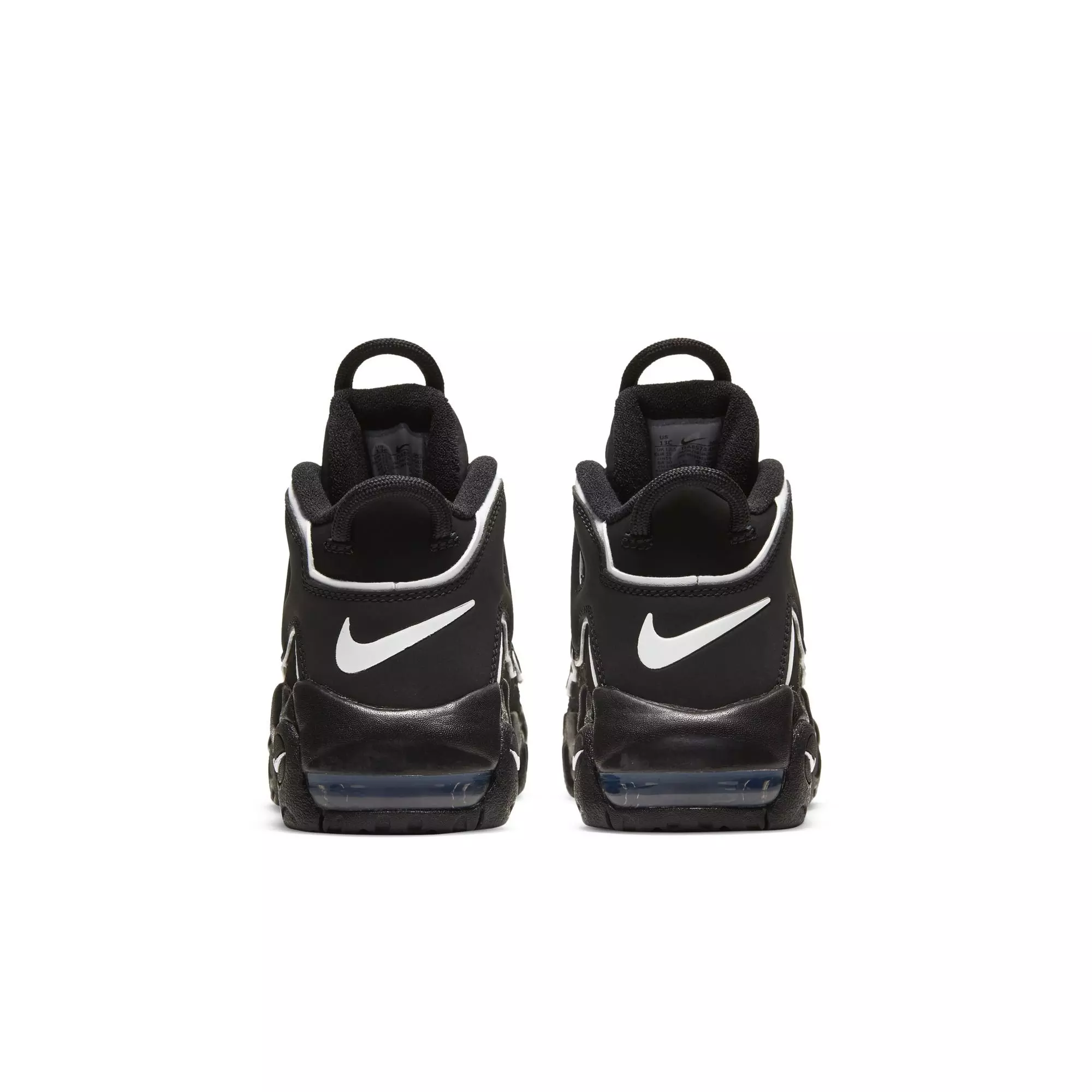 Nike Air More Uptempo '96 "Black/White" Preschool Kids' Shoe - BLACK/WHITE