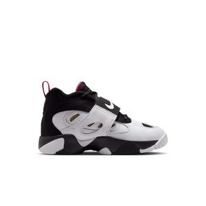 Nike Air Diamond Turf II "49ers" Preschool Kids' Shoe - BLACK/WHITE/FIRE RED/METALLIC GOLD