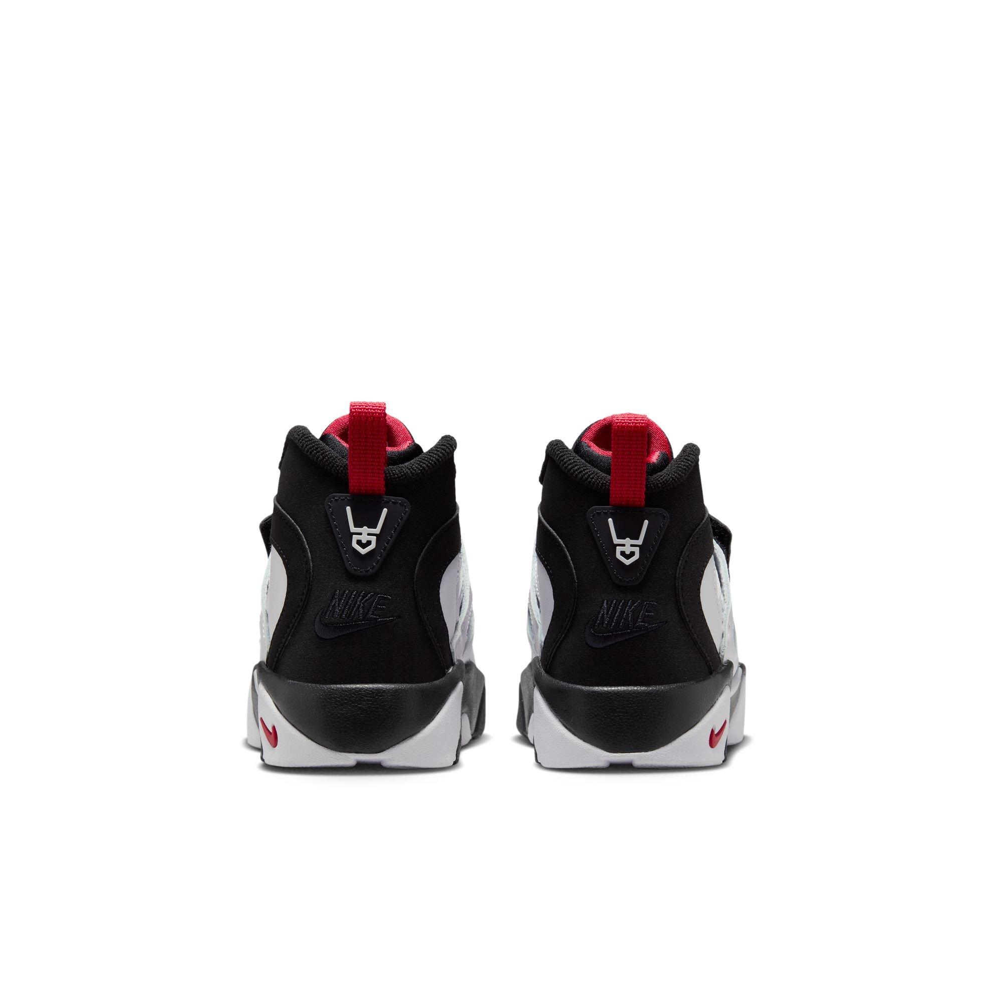 Nike Air Diamond Turf II "49ers" Preschool Kids' Shoe - BLACK/WHITE/FIRE RED/METALLIC GOLD