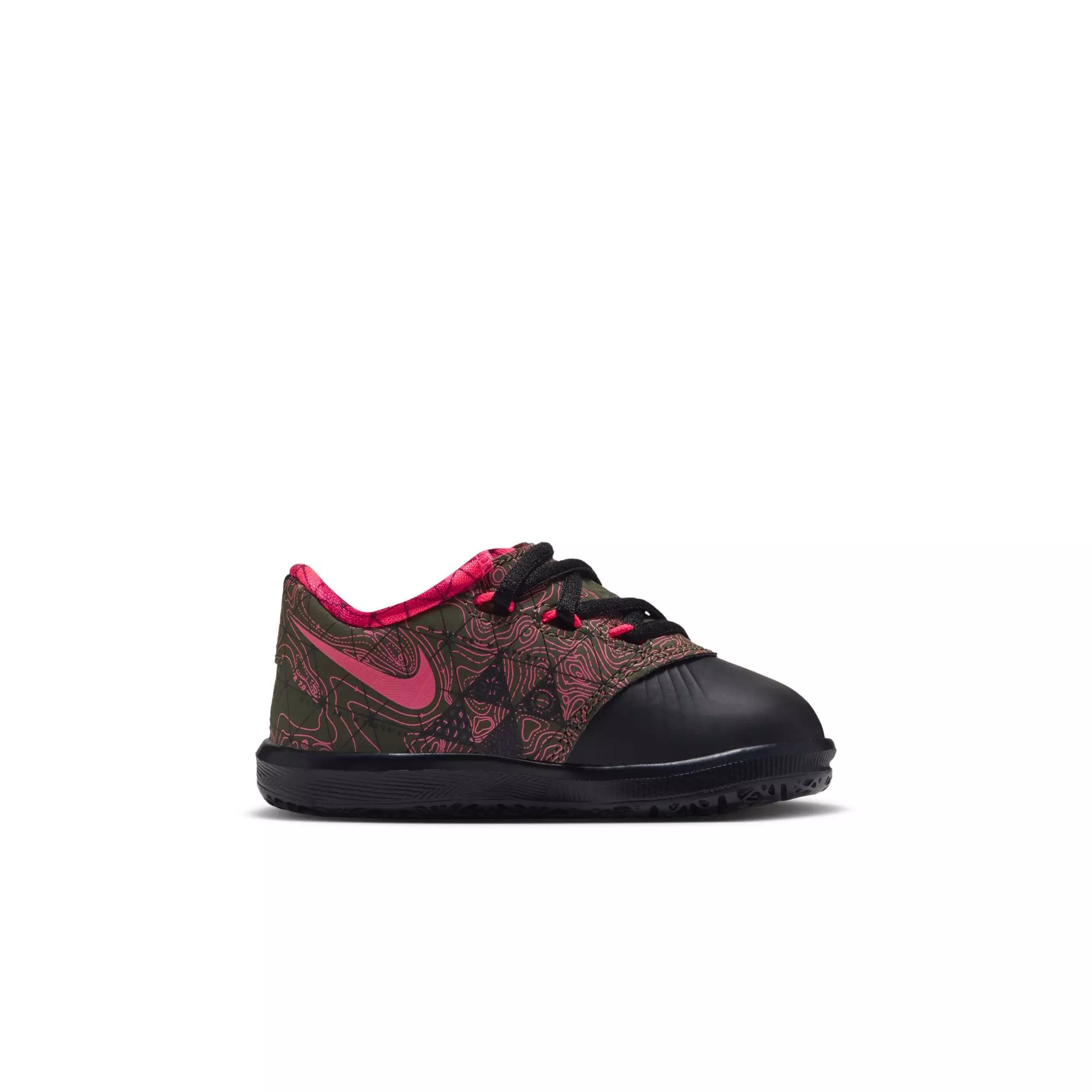 Nike KD 6 "Meteorology" Toddler Kids' Shoe - BLACK/ATOMIC RED-MEDIUM OLIVE/NOBLE RED