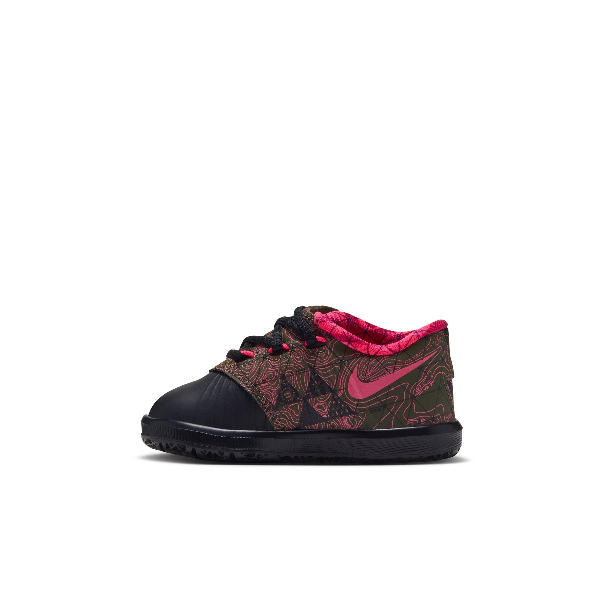 Nike KD 6 "Meteorology" Toddler Kids' Shoe - BLACK/ATOMIC RED-MEDIUM OLIVE/NOBLE RED