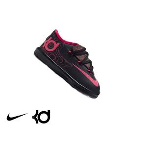 Nike KD 6 "Meteorology" Toddler Kids' Shoe - BLACK/ATOMIC RED-MEDIUM OLIVE/NOBLE RED