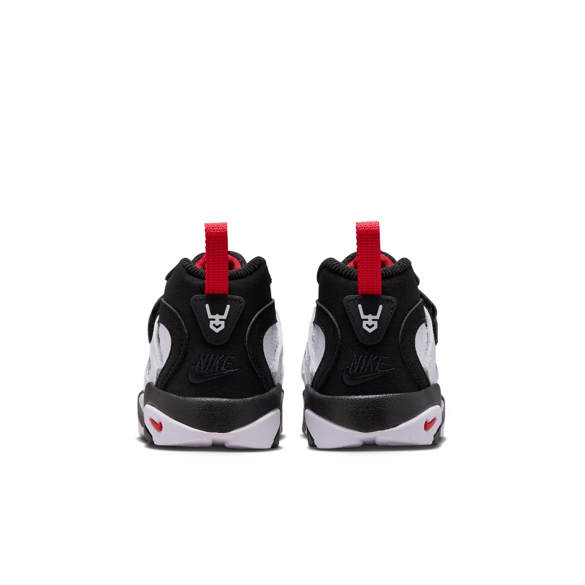 Nike Air Diamond Turf II "49ers" Toddler Kids' Shoe - BLACK/WHITE/FIRE RED/METALLIC GOLD