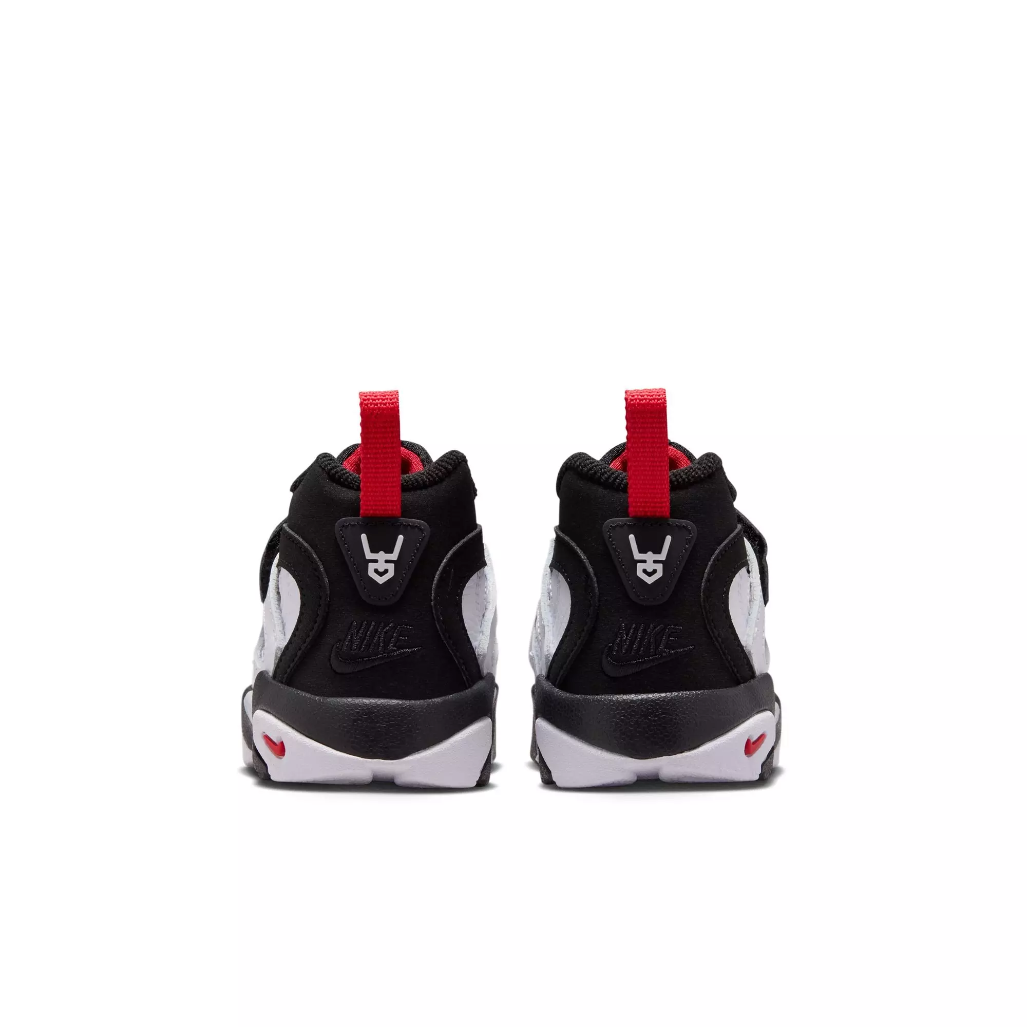 Nike Air Diamond Turf II "49ers" Toddler Kids' Shoe - BLACK/WHITE/FIRE RED/METALLIC GOLD
