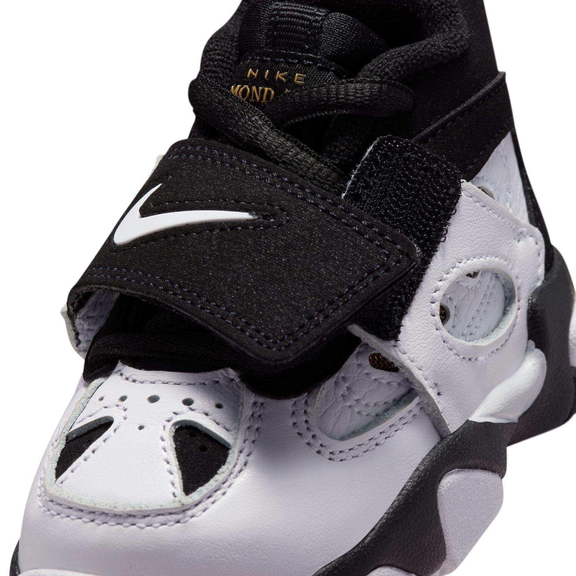 Nike Air Diamond Turf II "49ers" Toddler Kids' Shoe - BLACK/WHITE/FIRE RED/METALLIC GOLD
