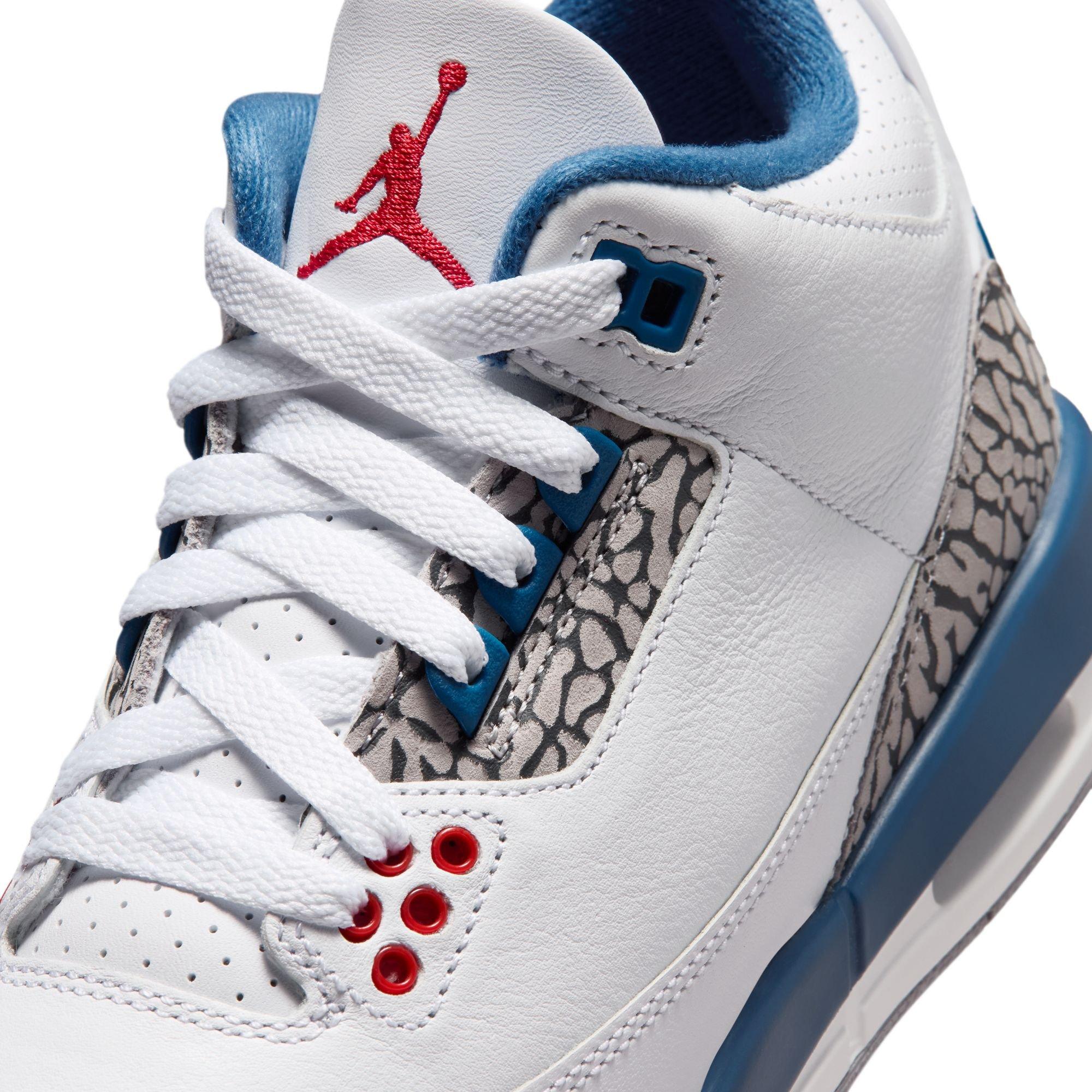 Jordan 3 Retro Grade School Kids' "True Blue" Shoe