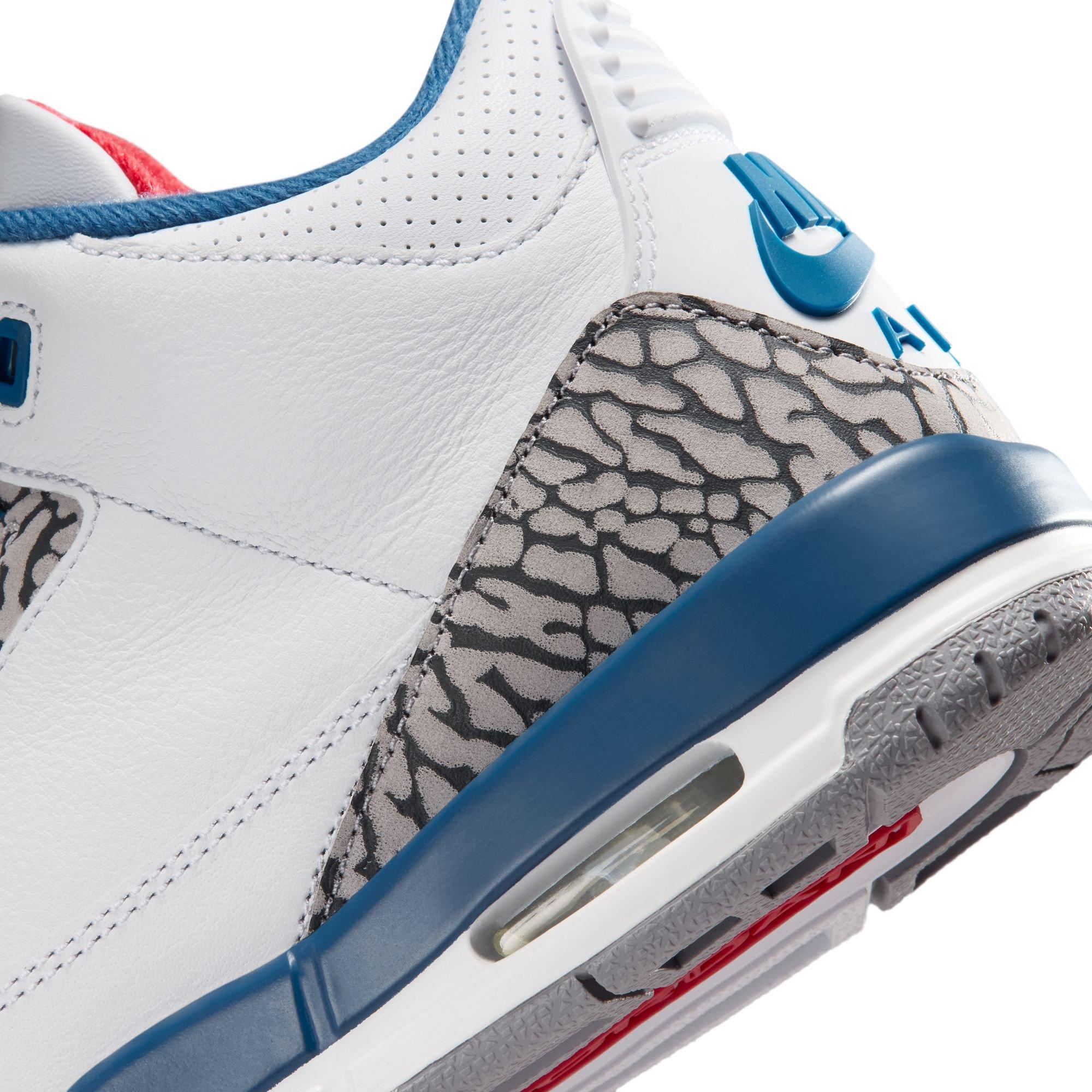 Jordan 3 Retro Grade School Kids' "True Blue" Shoe