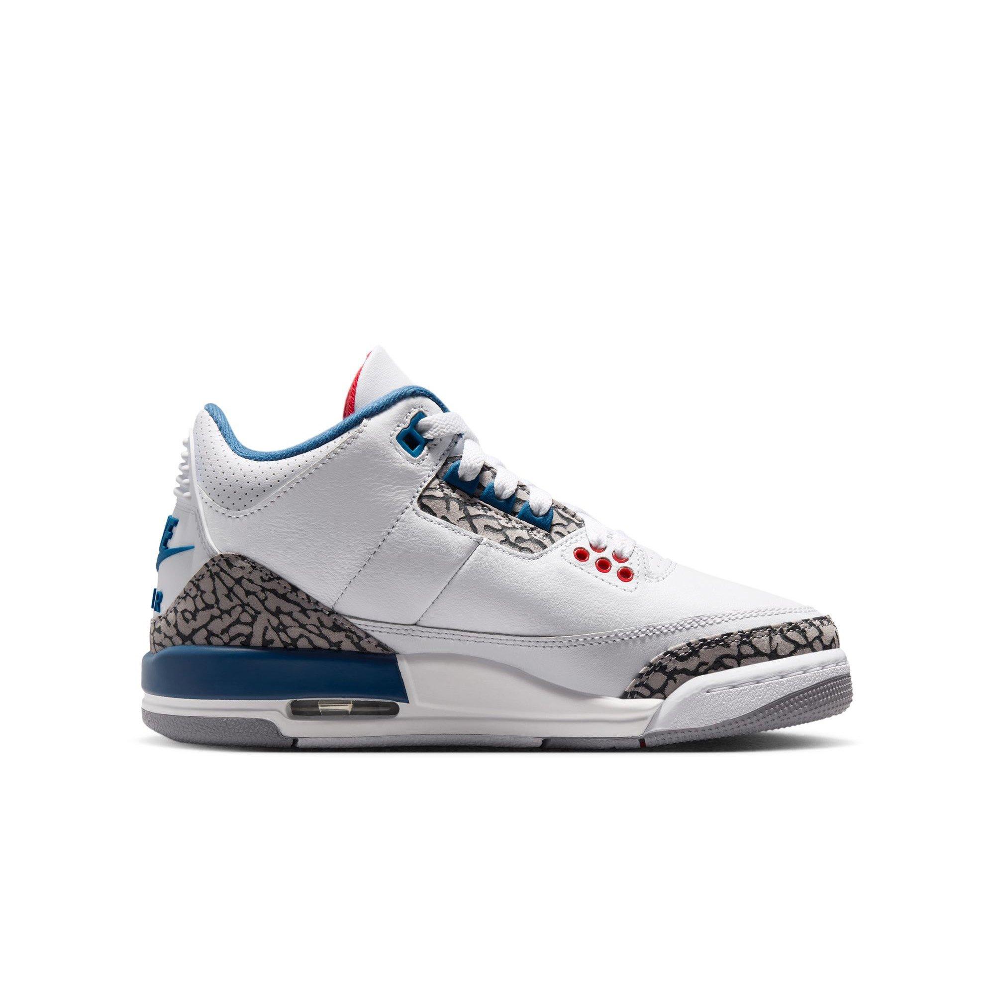 Jordan 3 Retro Grade School Kids' "True Blue" Shoe