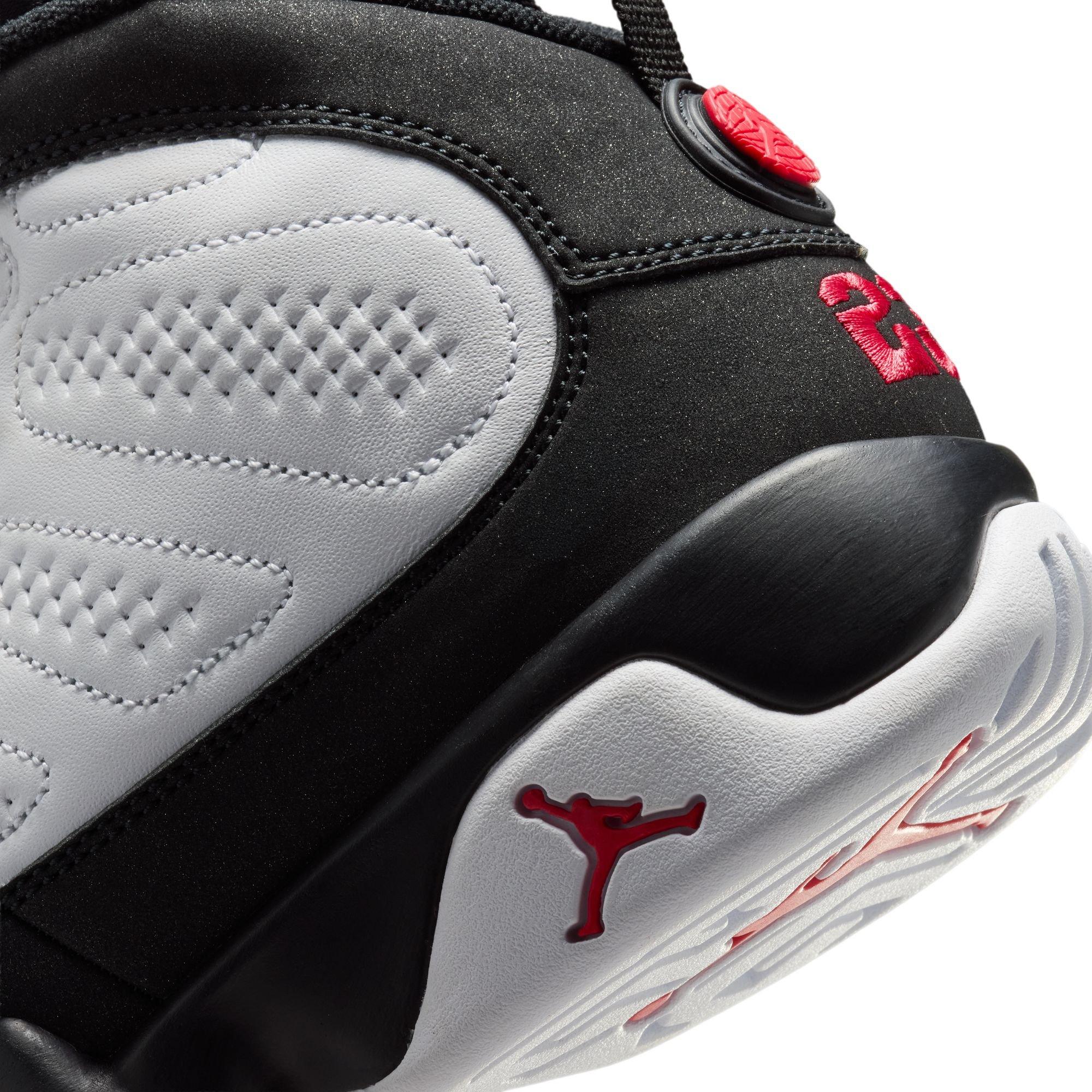 Jordan 9 Retro "Space Jam" Grade School Kids' Shoe - WHITE/TRUE RED/BLACK