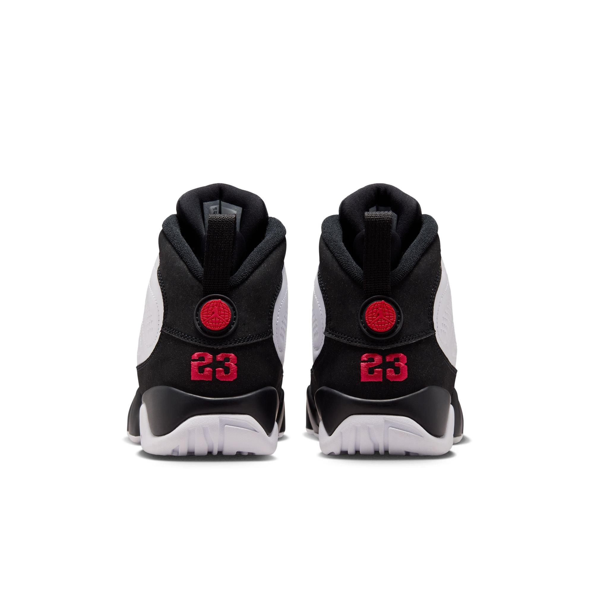 Jordan 9 Retro "Space Jam" Grade School Kids' Shoe - WHITE/TRUE RED/BLACK