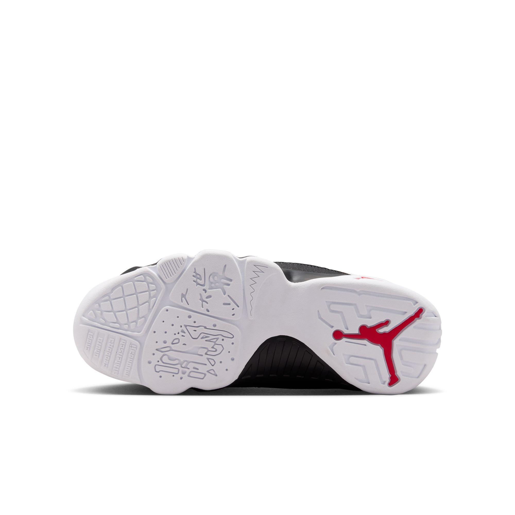 Jordan 9 Retro "Space Jam" Grade School Kids' Shoe - WHITE/TRUE RED/BLACK
