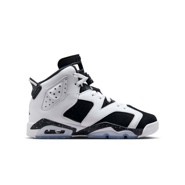 Jordan 6 Retro "Oreo" Grade School Kids' Shoe - WHITE/BLACK