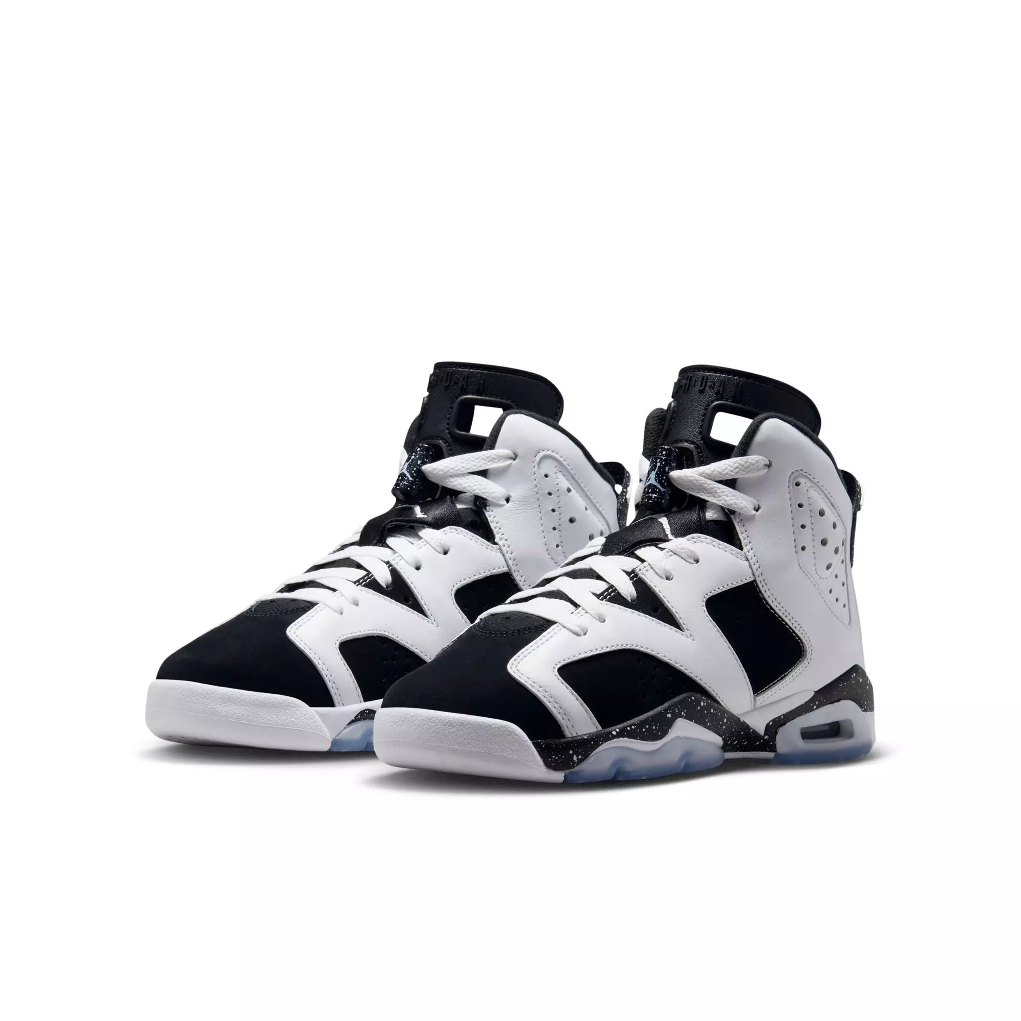 Jordan 6 Retro "Oreo" Grade School Kids' Shoe - WHITE/BLACK