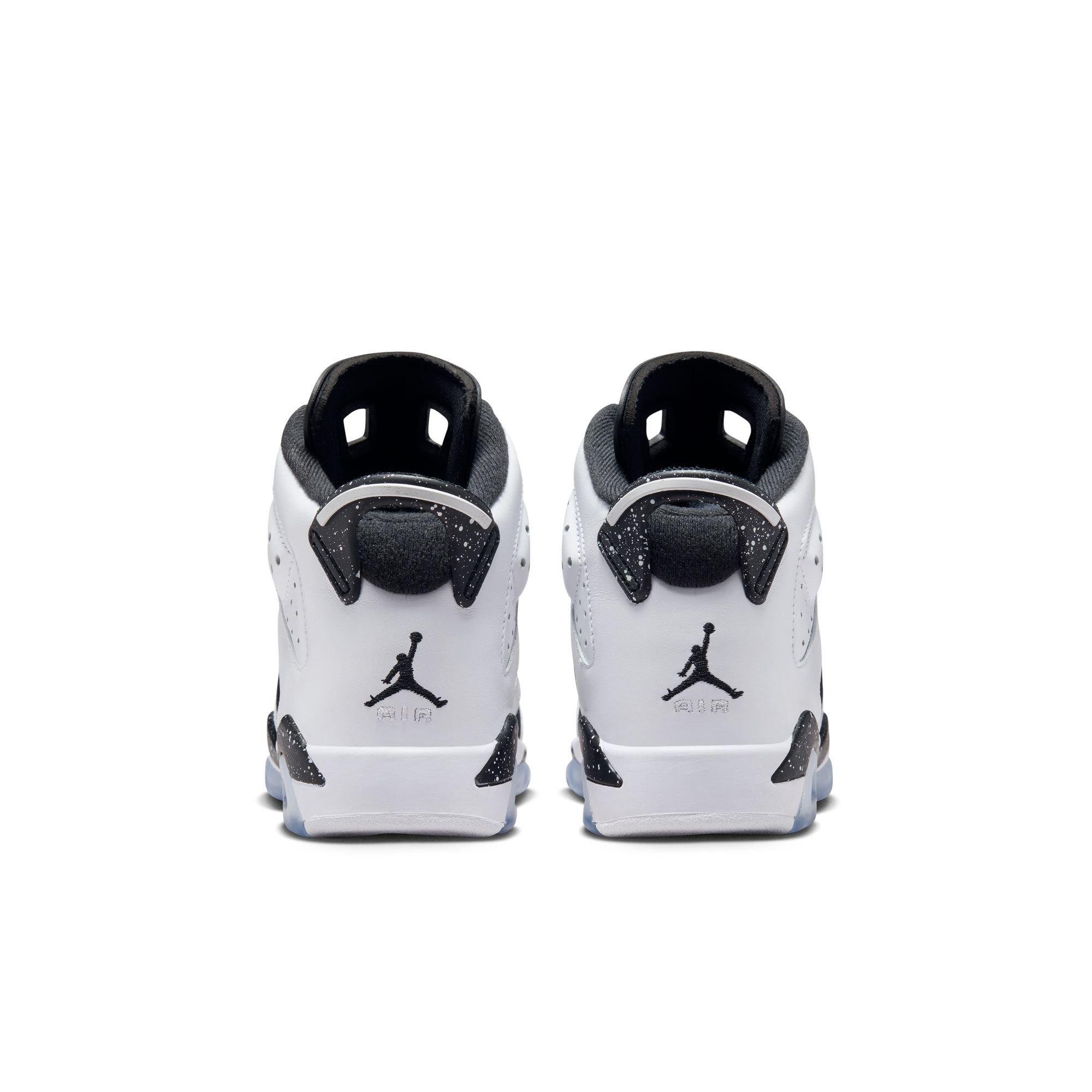 Jordan 6 Retro "Oreo" Grade School Kids' Shoe - WHITE/BLACK