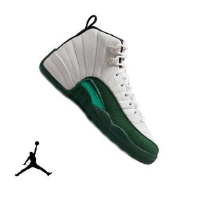 Jordan 12 Retro "Idols Become Rivals" Grade School Kids' Shoe - SUMMIT WHITE/GORGE GREEN/FIERCE PURPLE