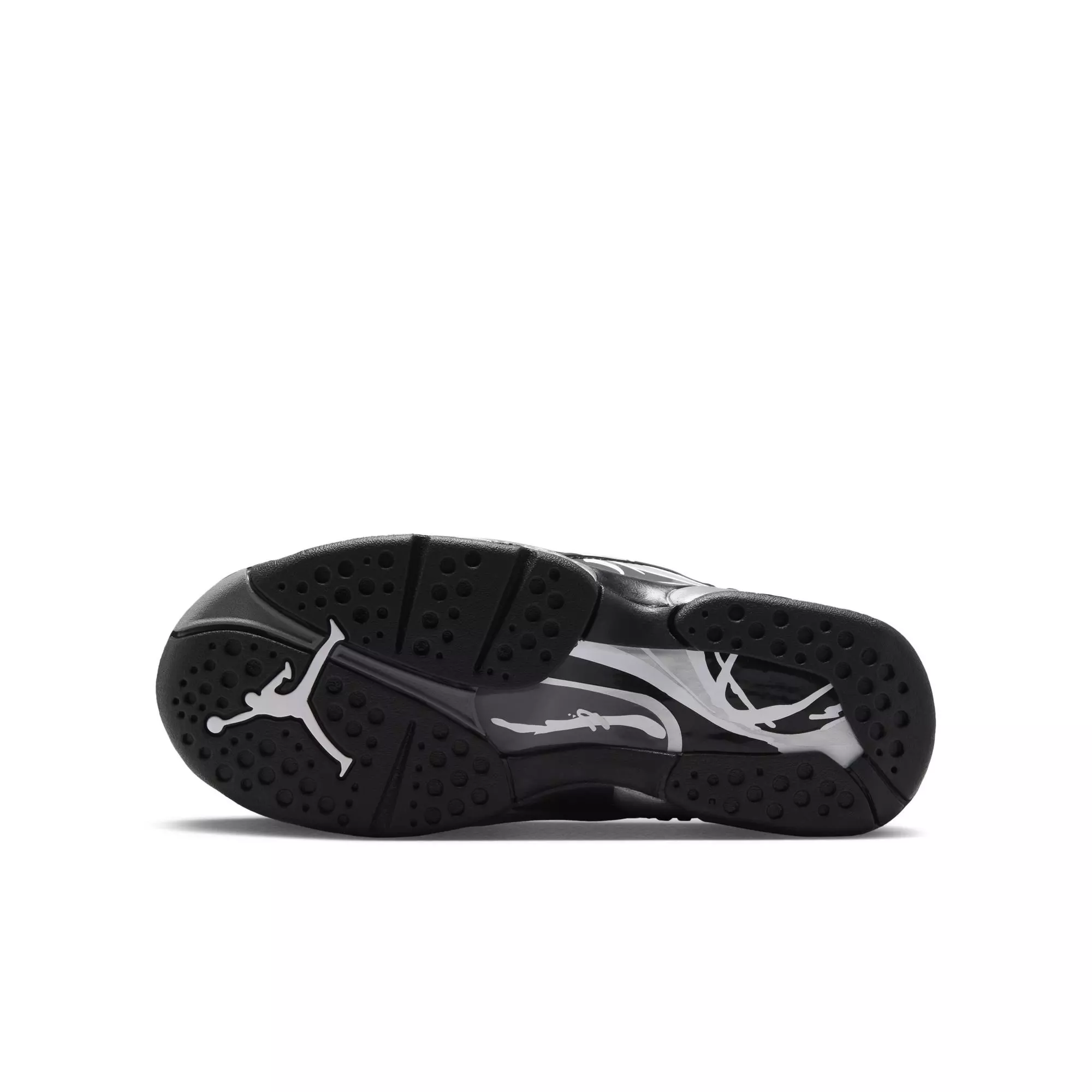 Jordan 8 Retro "Chrome" Grade School Kids' Shoe - BLACK/WHITE/LT GRAPHITE