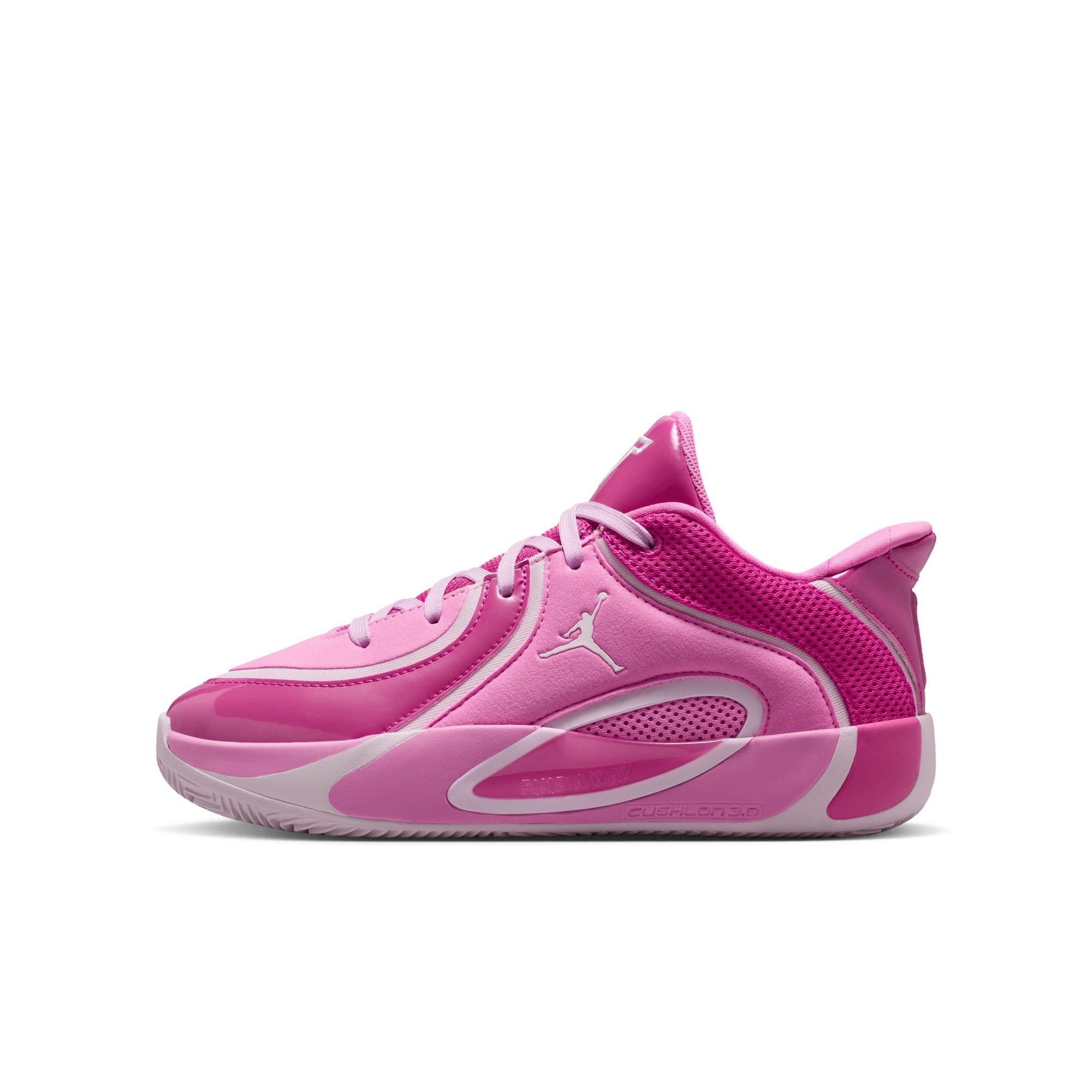 Jordan Tatum 4 "Smoothie" Grade School Kids' Basketball Shoe - PINK Thumbnail View 4