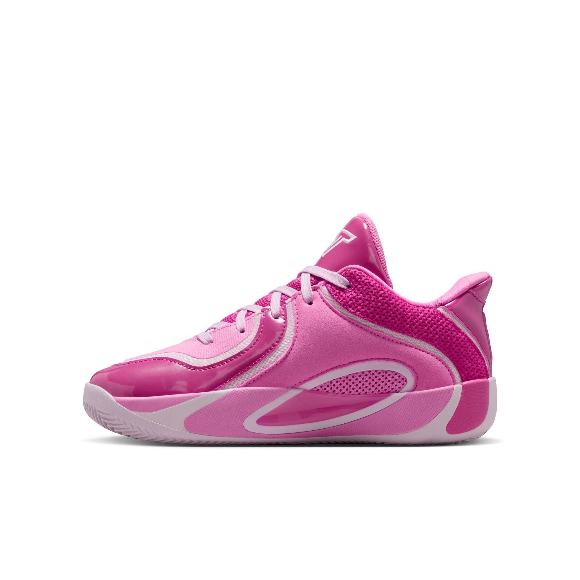 Jordan Tatum 4 "Smoothie" Grade School Kids' Basketball Shoe - PINK Thumbnail View 5