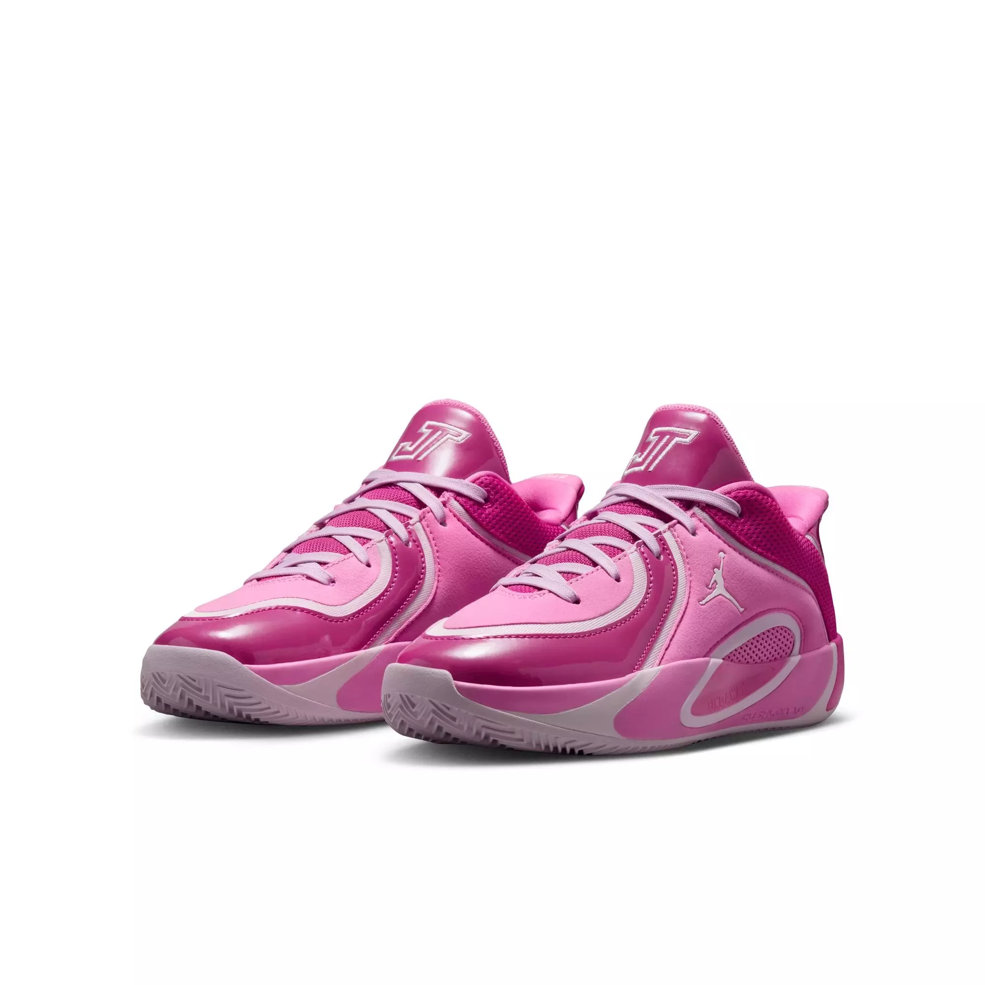 Jordan Tatum 4 "Smoothie" Grade School Kids' Basketball Shoe - PINK