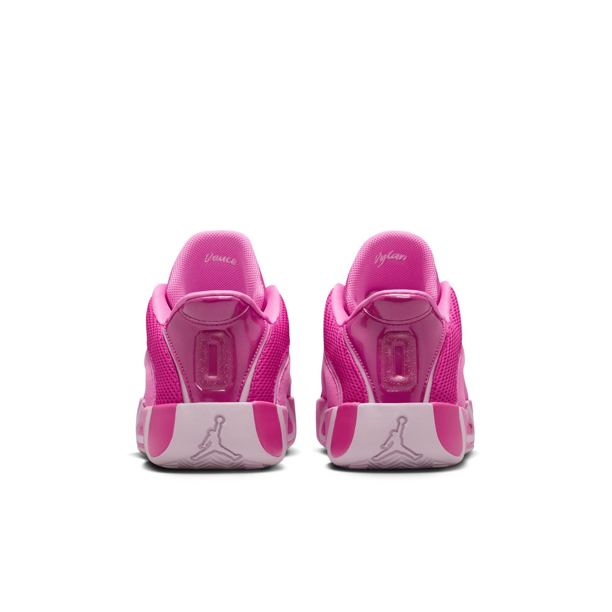 Jordan Tatum 4 "Smoothie" Grade School Kids' Basketball Shoe - PINK Thumbnail View 8