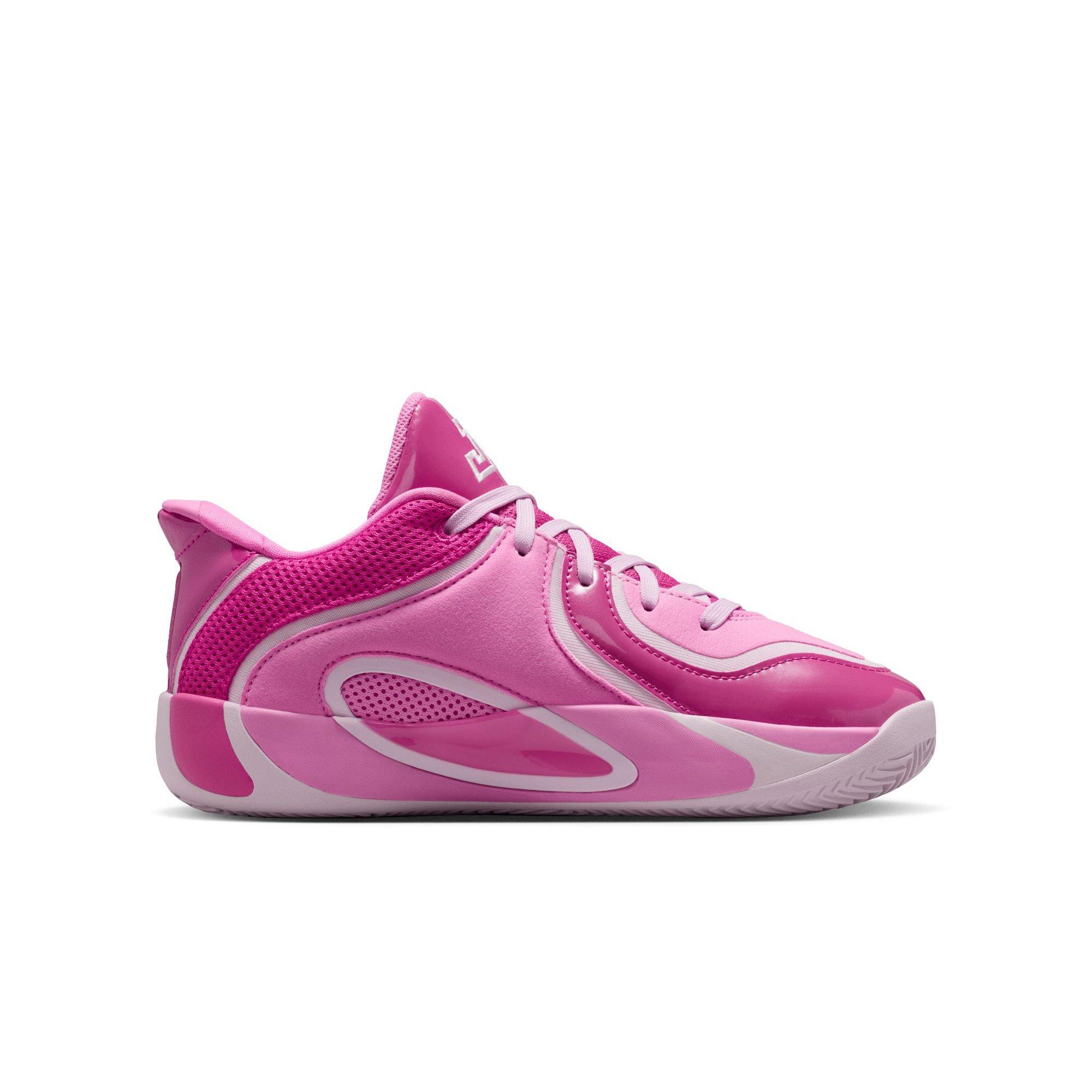 Jordan Tatum 4 "Smoothie" Grade School Kids' Basketball Shoe - PINK Thumbnail View 3