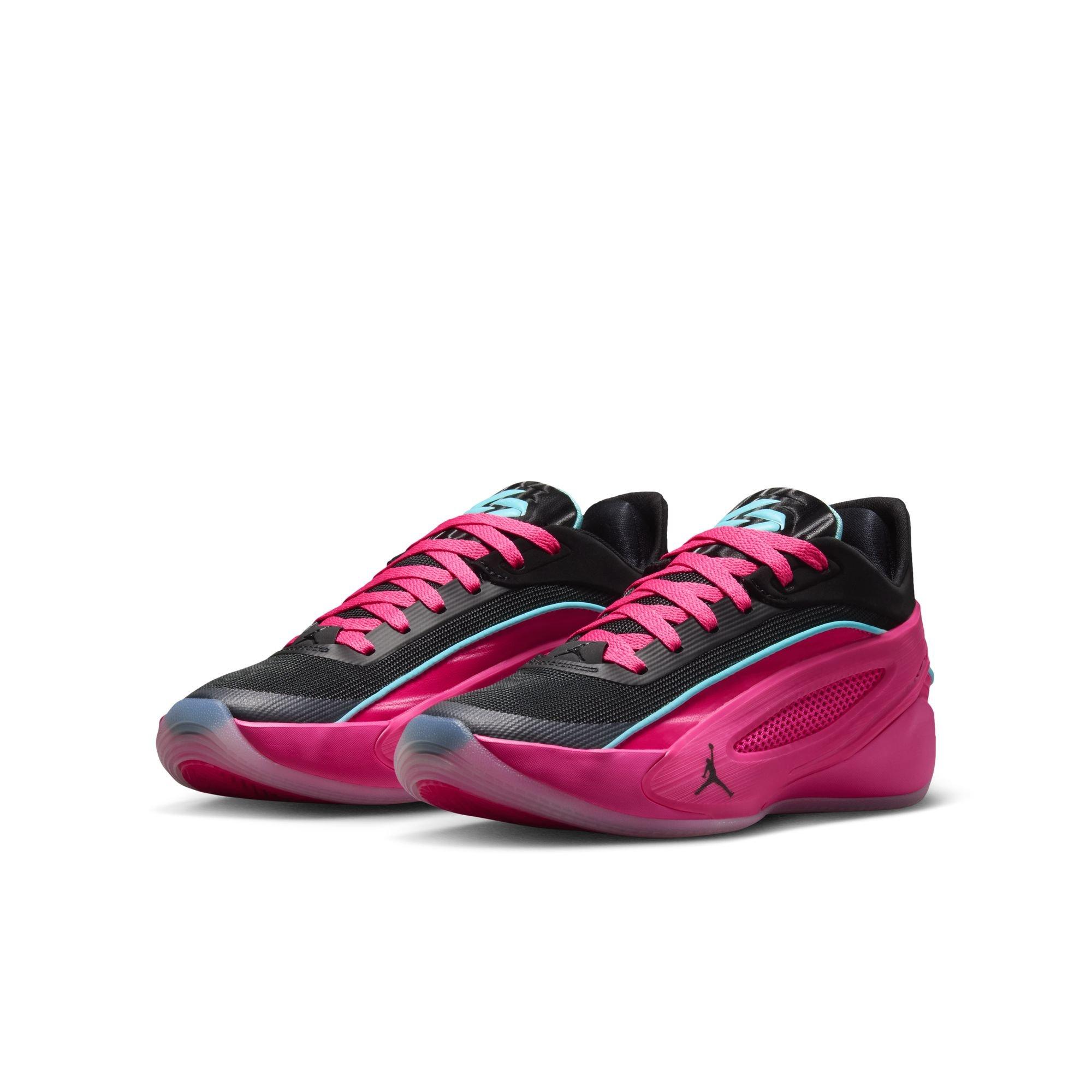 Jordan Luka 5 "Night Drive" Grade School Kids' Basketball Shoe - LASER FUCHSIA/FIBERGLASS Thumbnail View 6