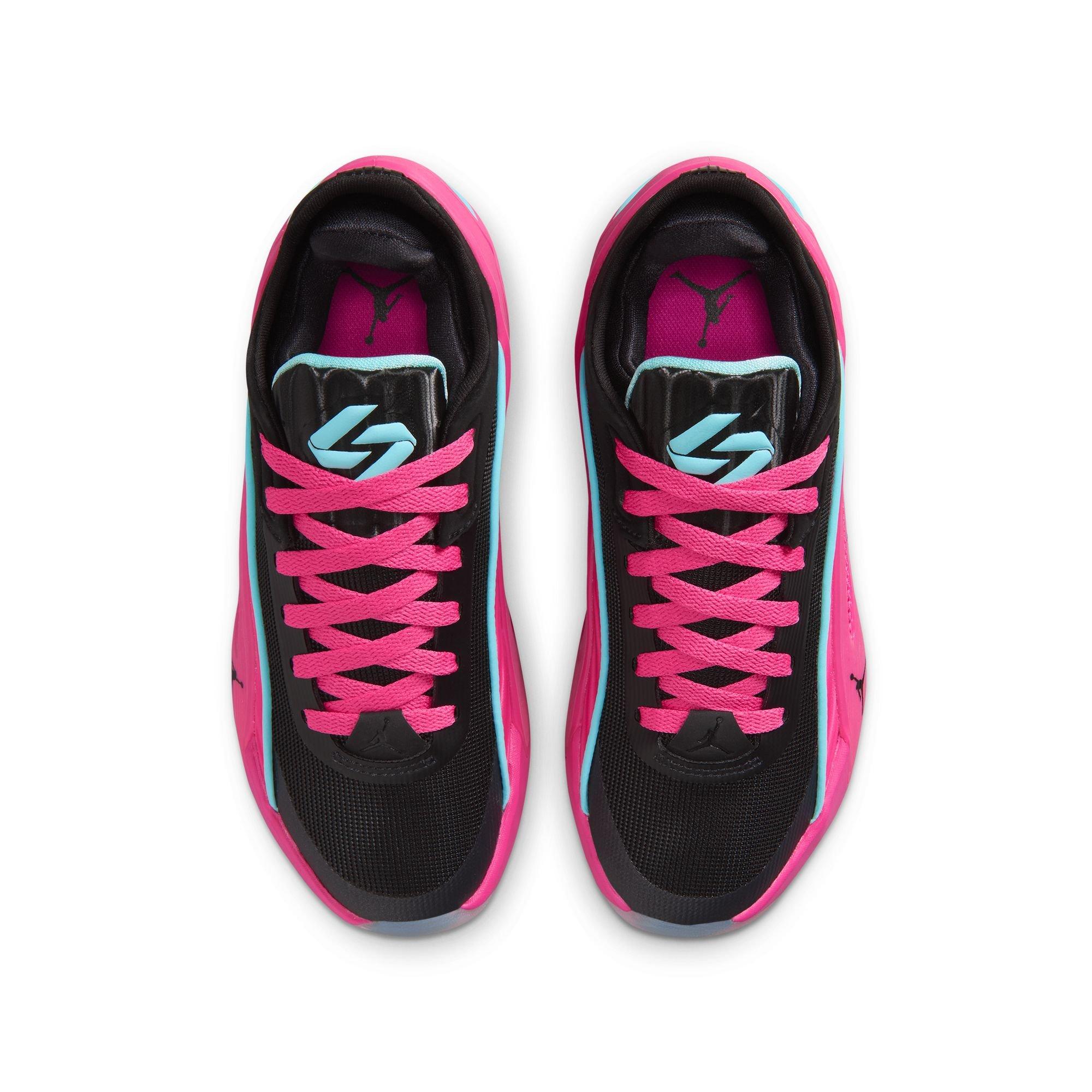 Jordan Luka 5 "Night Drive" Grade School Kids' Basketball Shoe - LASER FUCHSIA/FIBERGLASS Thumbnail View 7