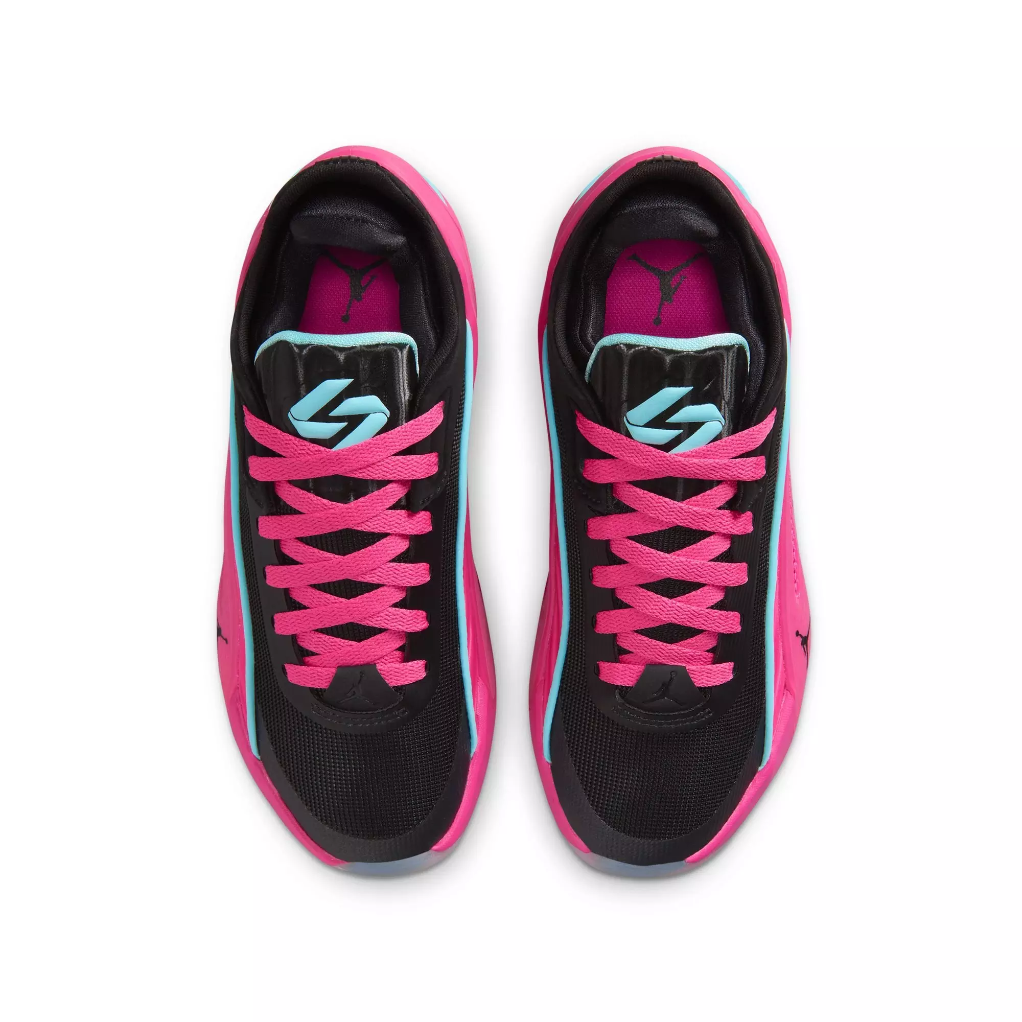 Jordan Luka 5 "Night Drive" Grade School Kids' Basketball Shoe - LASER FUCHSIA/FIBERGLASS
