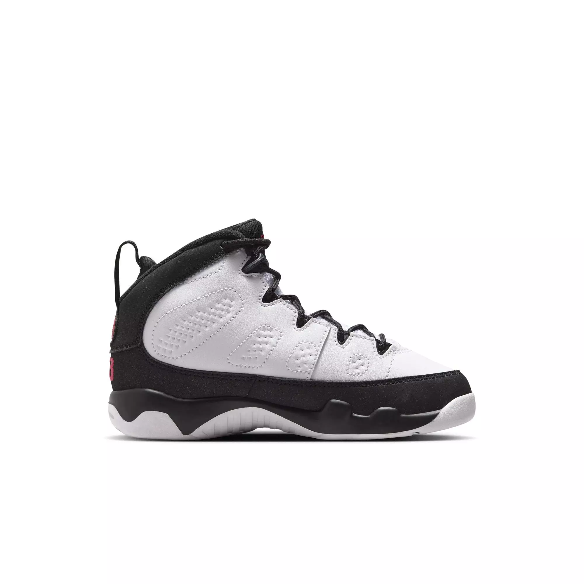 Jordan 9 Retro "Space Jam" Preschool Kids' Shoe - WHITE/TRUE RED/BLACK
