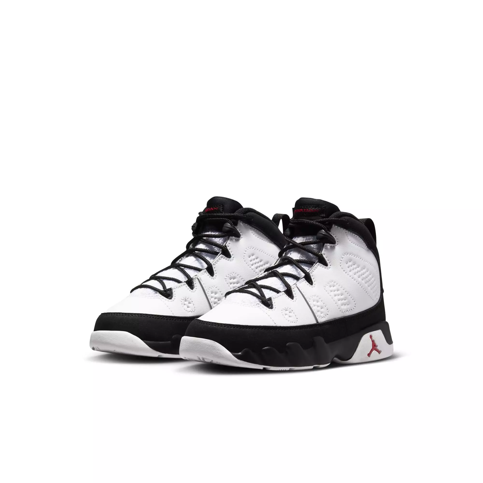 Jordan 9 Retro "Space Jam" Preschool Kids' Shoe - WHITE/TRUE RED/BLACK