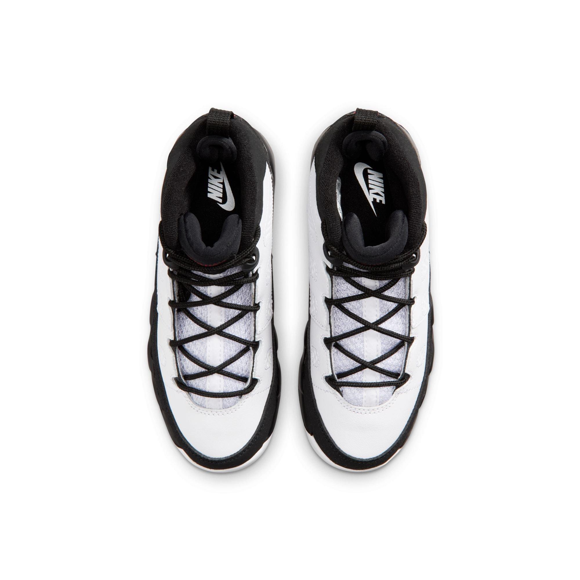 Jordan 9 Retro "Space Jam" Preschool Kids' Shoe - WHITE/TRUE RED/BLACK