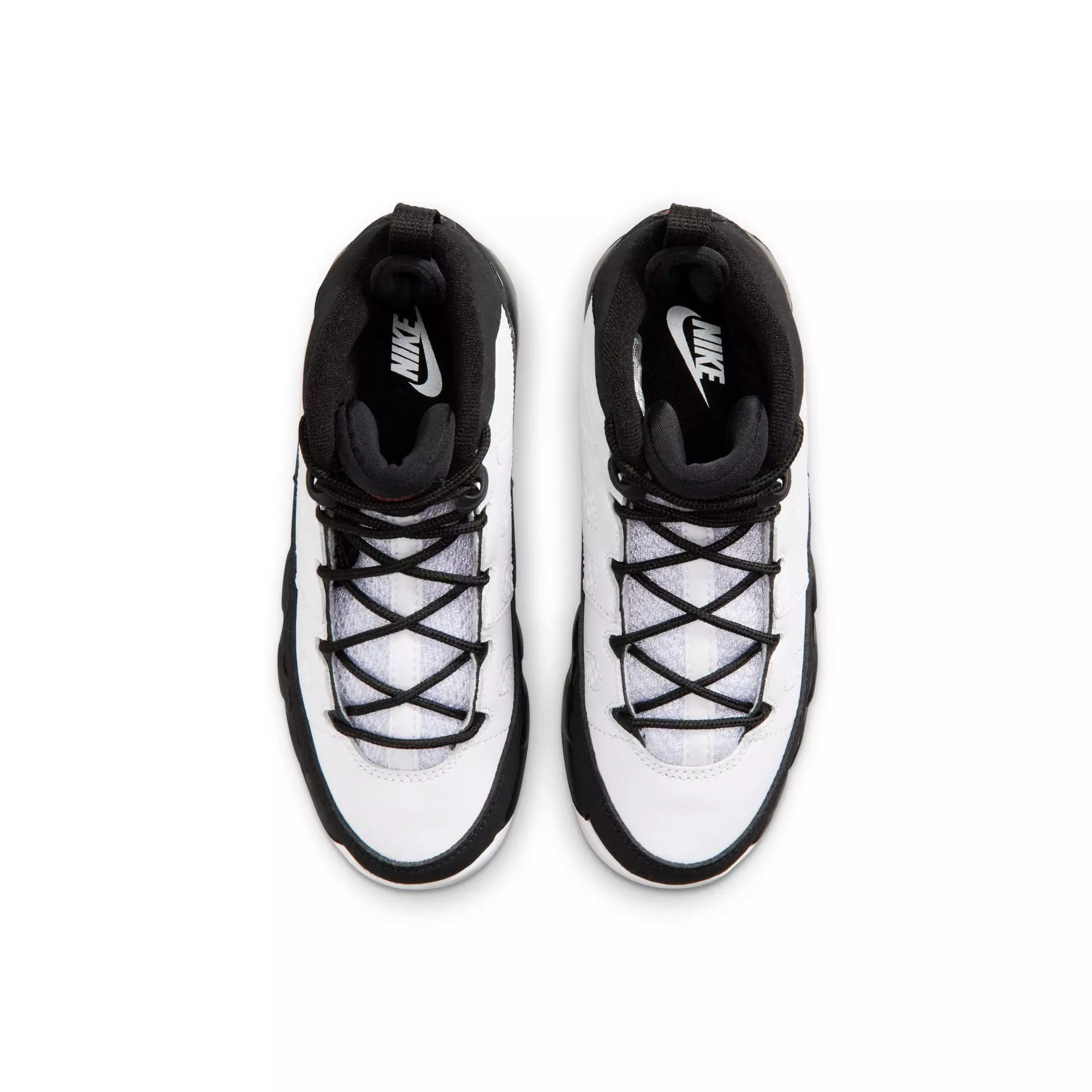 Jordan 9 Retro "Space Jam" Preschool Kids' Shoe - WHITE/TRUE RED/BLACK