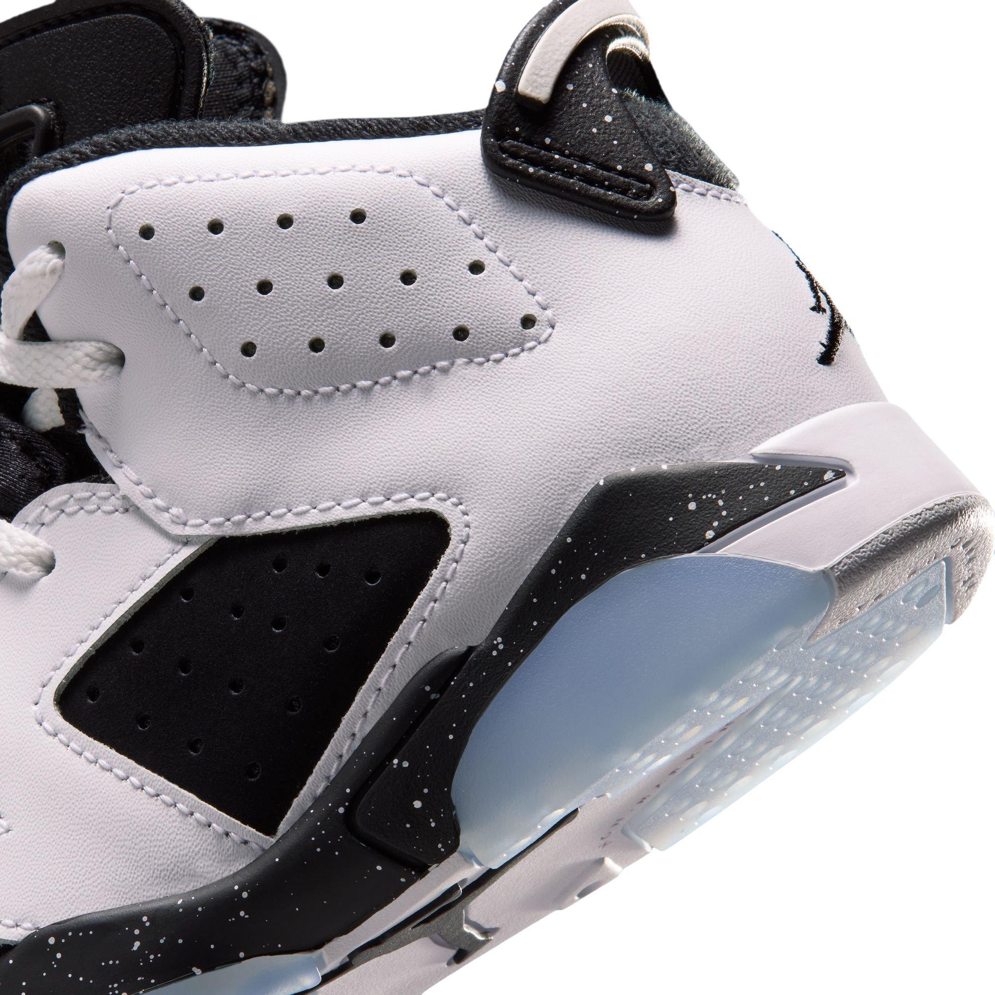 Jordan 6 Retro "Oreo" Preschool Kids' Shoe - WHITE/BLACK