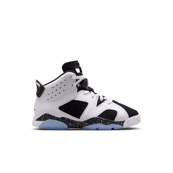 Jordan 6 Retro "Oreo" Preschool Kids' Shoe - WHITE/BLACK