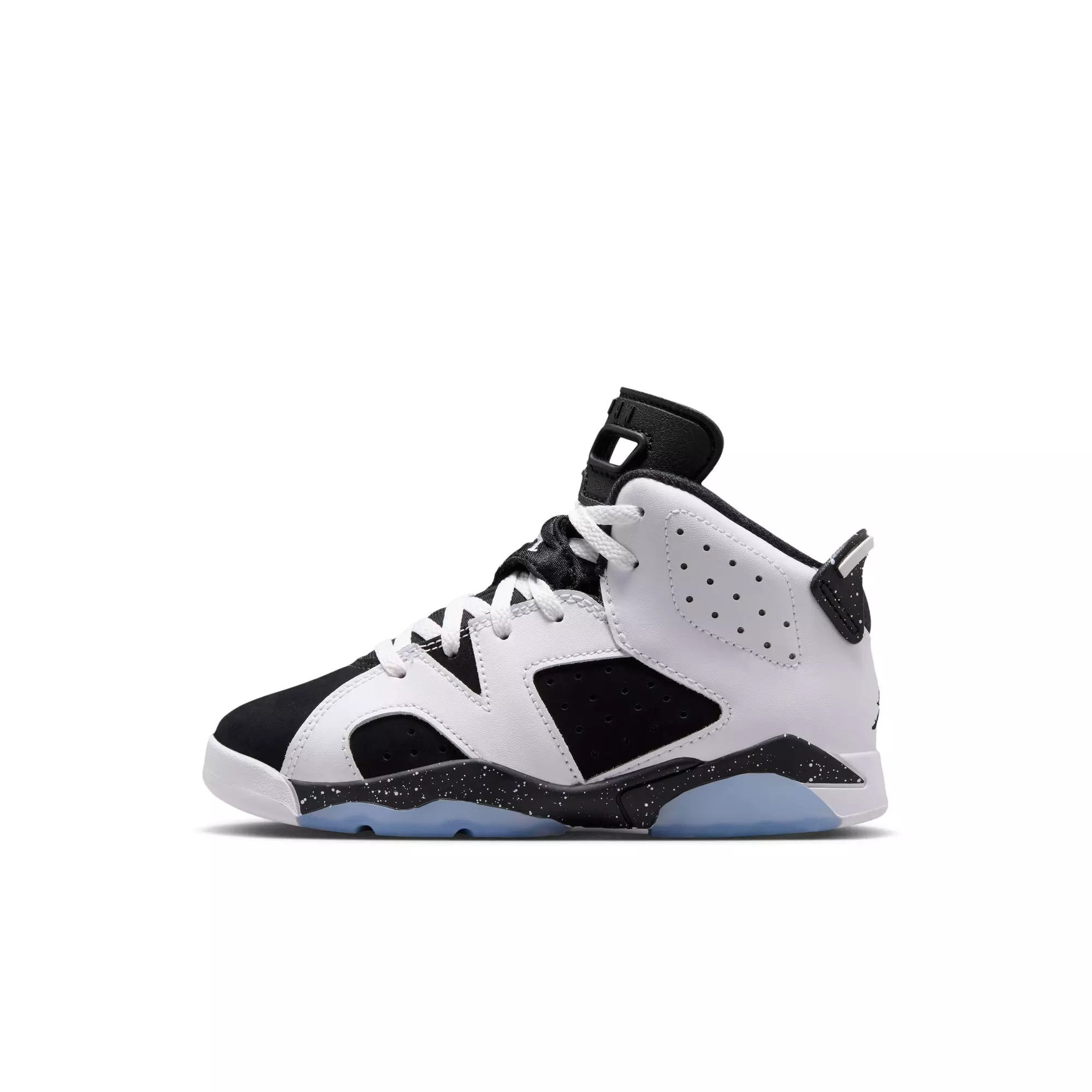 Jordan 6 Retro "Oreo" Preschool Kids' Shoe - WHITE/BLACK