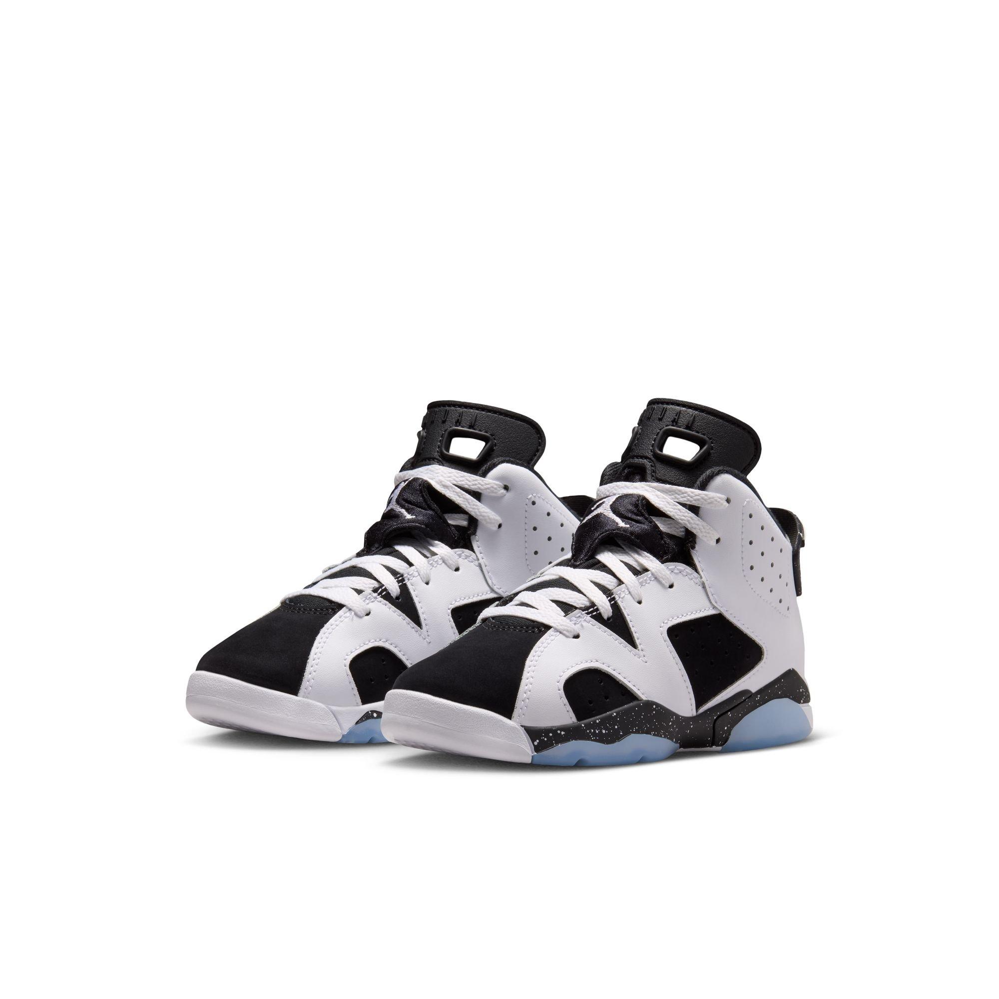 Jordan 6 Retro "Oreo" Preschool Kids' Shoe - WHITE/BLACK