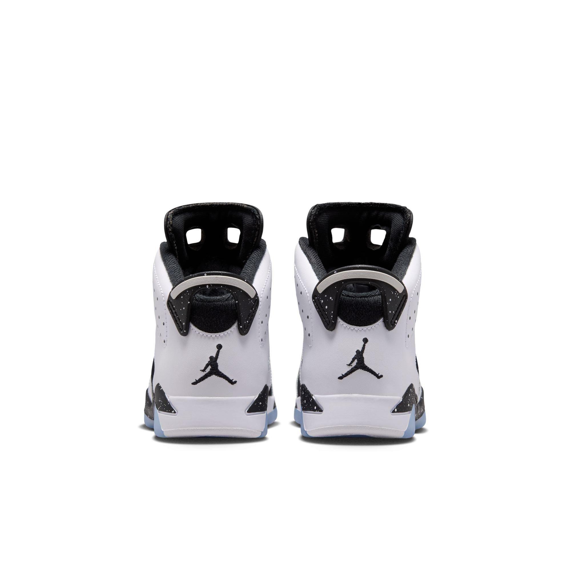Jordan 6 Retro "Oreo" Preschool Kids' Shoe - WHITE/BLACK