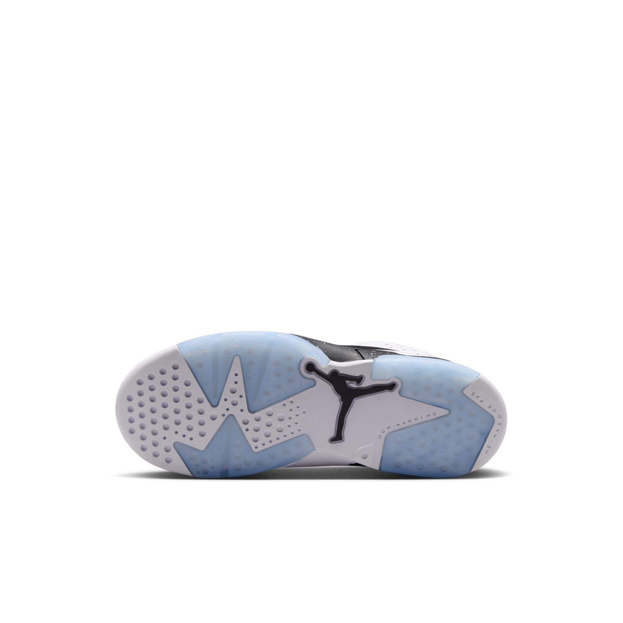 Jordan 6 Retro "Oreo" Preschool Kids' Shoe - WHITE/BLACK