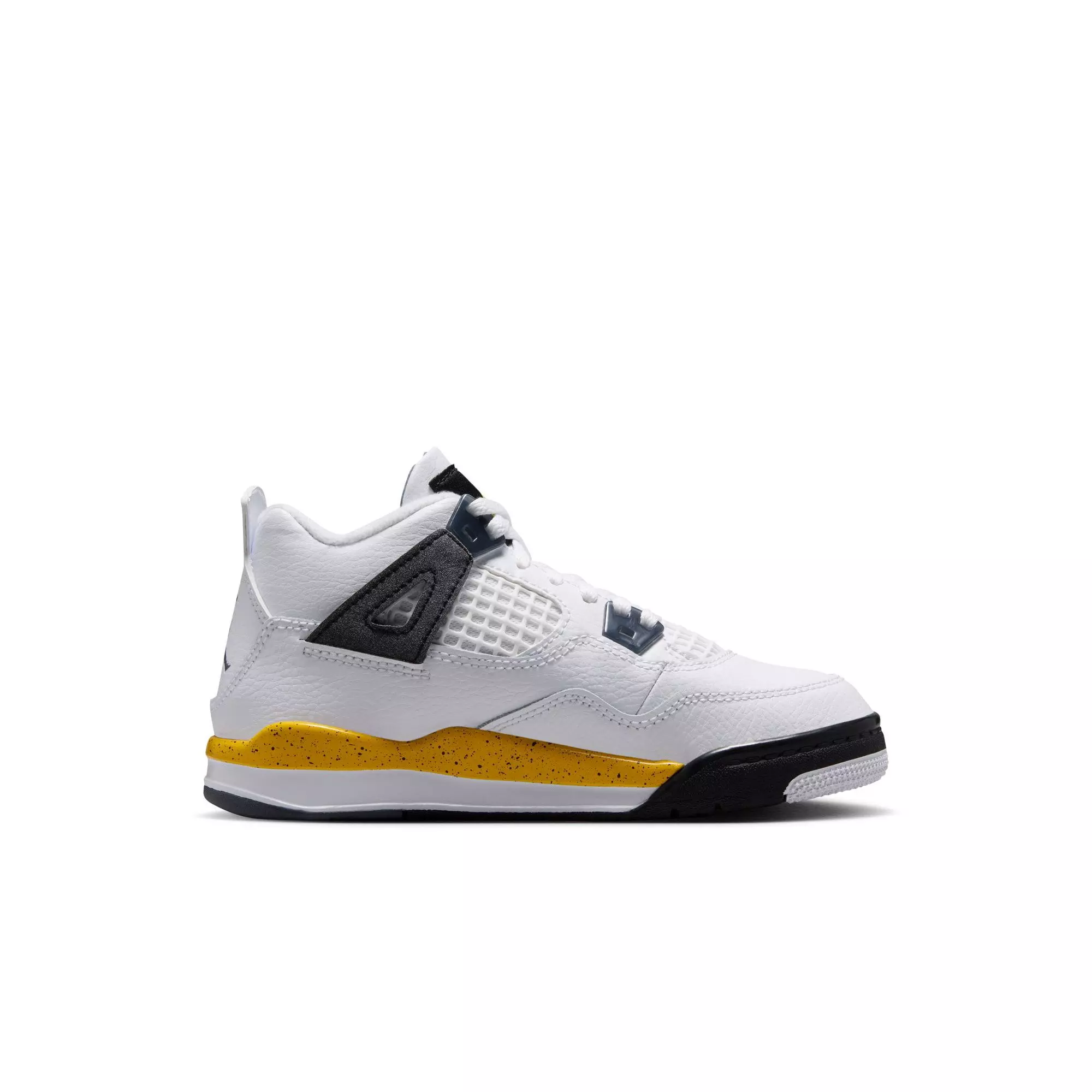 Jordan 4 Retro "Tour Yellow" Preschool Kids' Shoe - WHITE/YELLOW