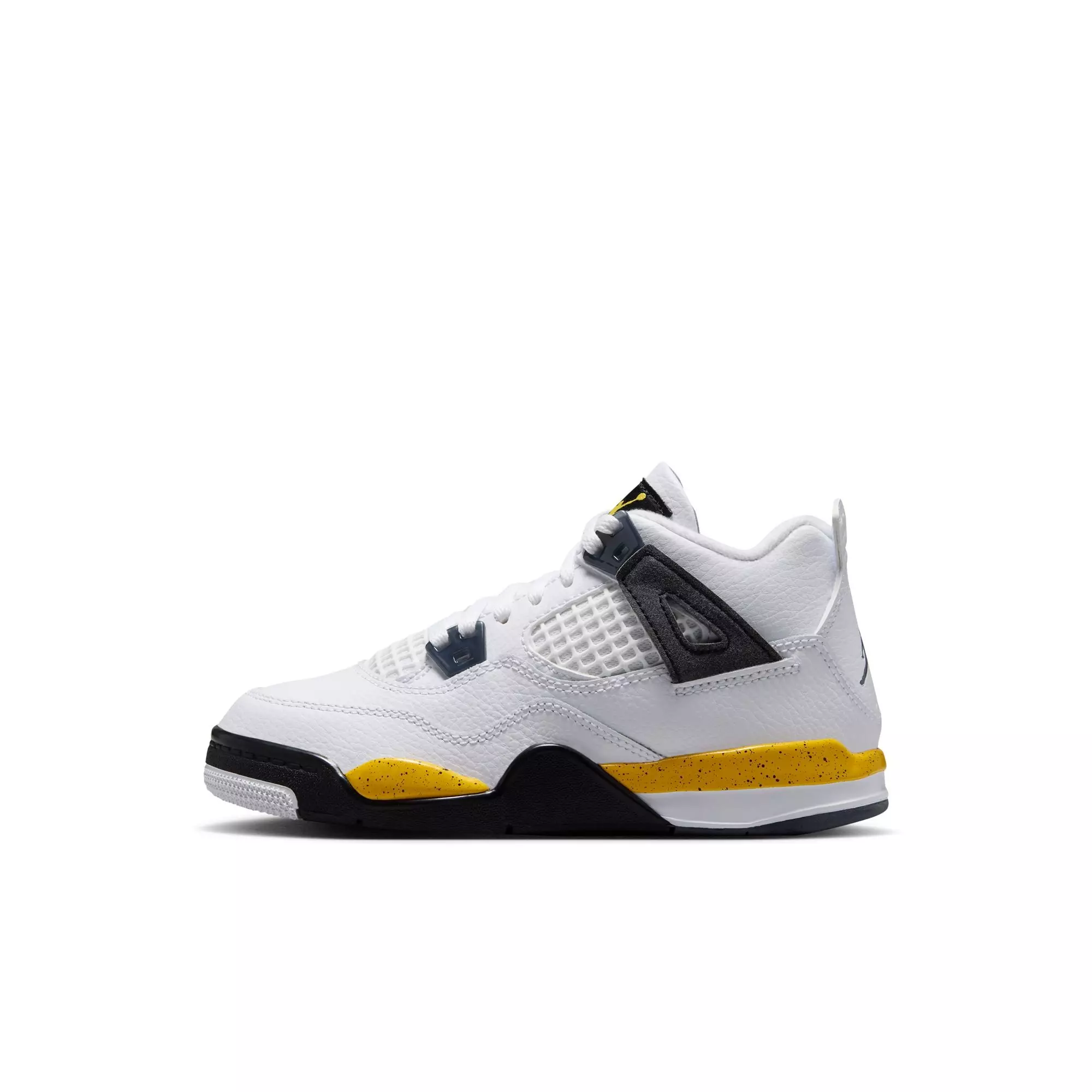 Jordan 4 Retro "Tour Yellow" Preschool Kids' Shoe - WHITE/YELLOW