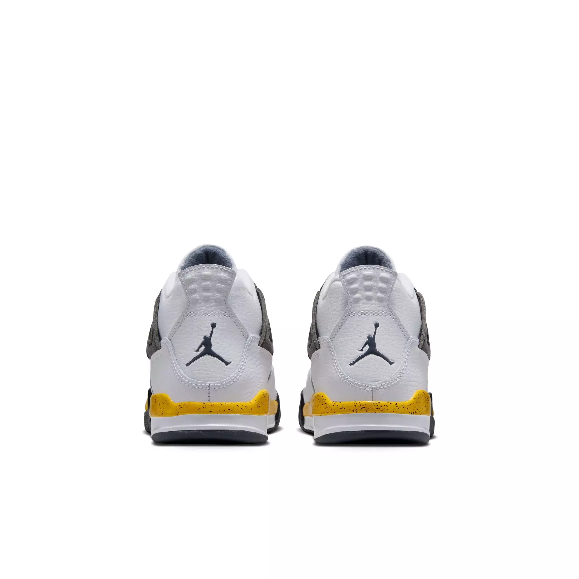 Jordan 4 Retro "Tour Yellow" Preschool Kids' Shoe - WHITE/YELLOW