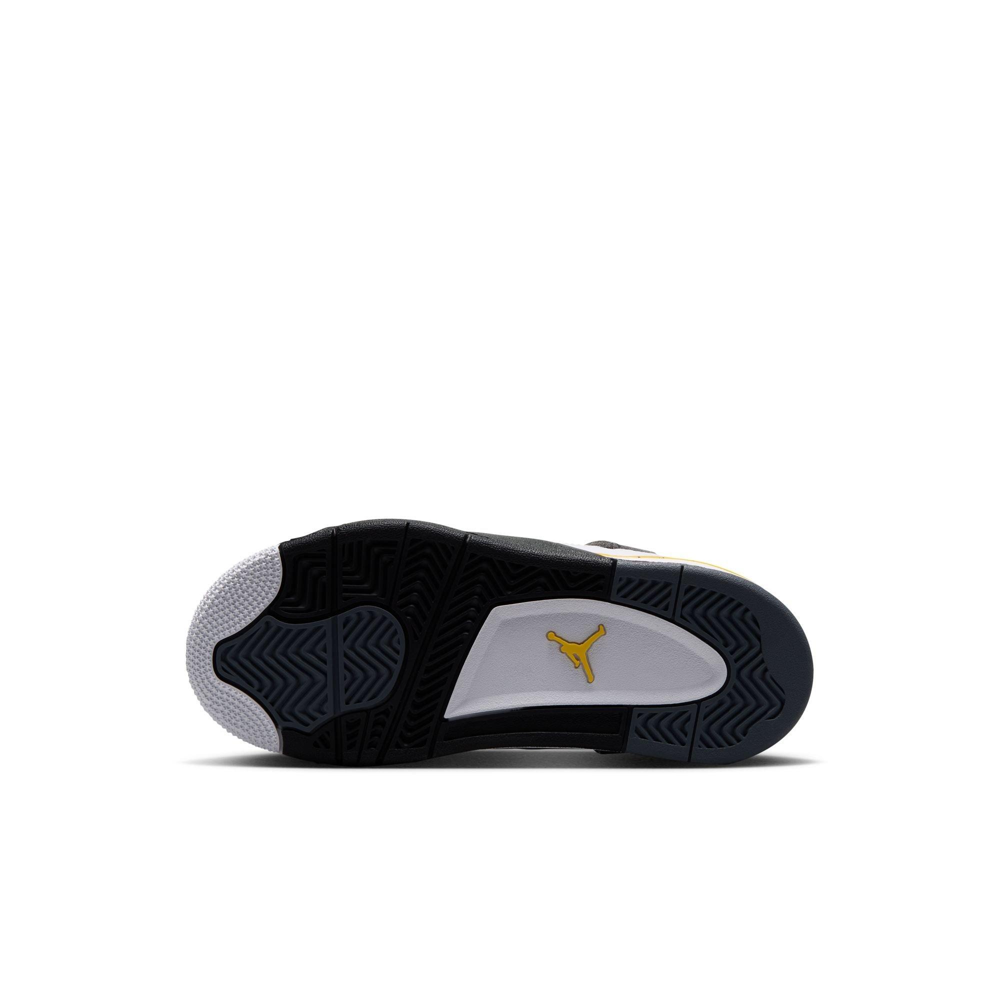 Jordan 4 Retro "Tour Yellow" Preschool Kids' Shoe - WHITE/YELLOW