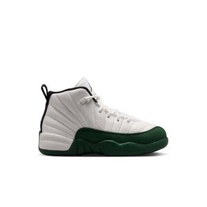 Jordan 12 Retro "Idols Become Rivals" Preschool Kids' Shoe - SUMMIT WHITE/GORGE GREEN/FIERCE PURPLE