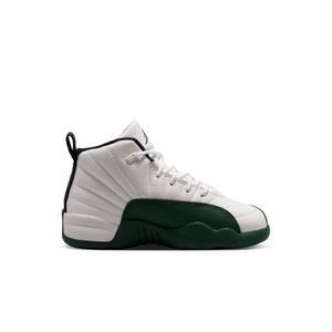 Jordan 12 Retro "Idols Become Rivals" Preschool Kids' Shoe - SUMMIT WHITE/GORGE GREEN/FIERCE PURPLE