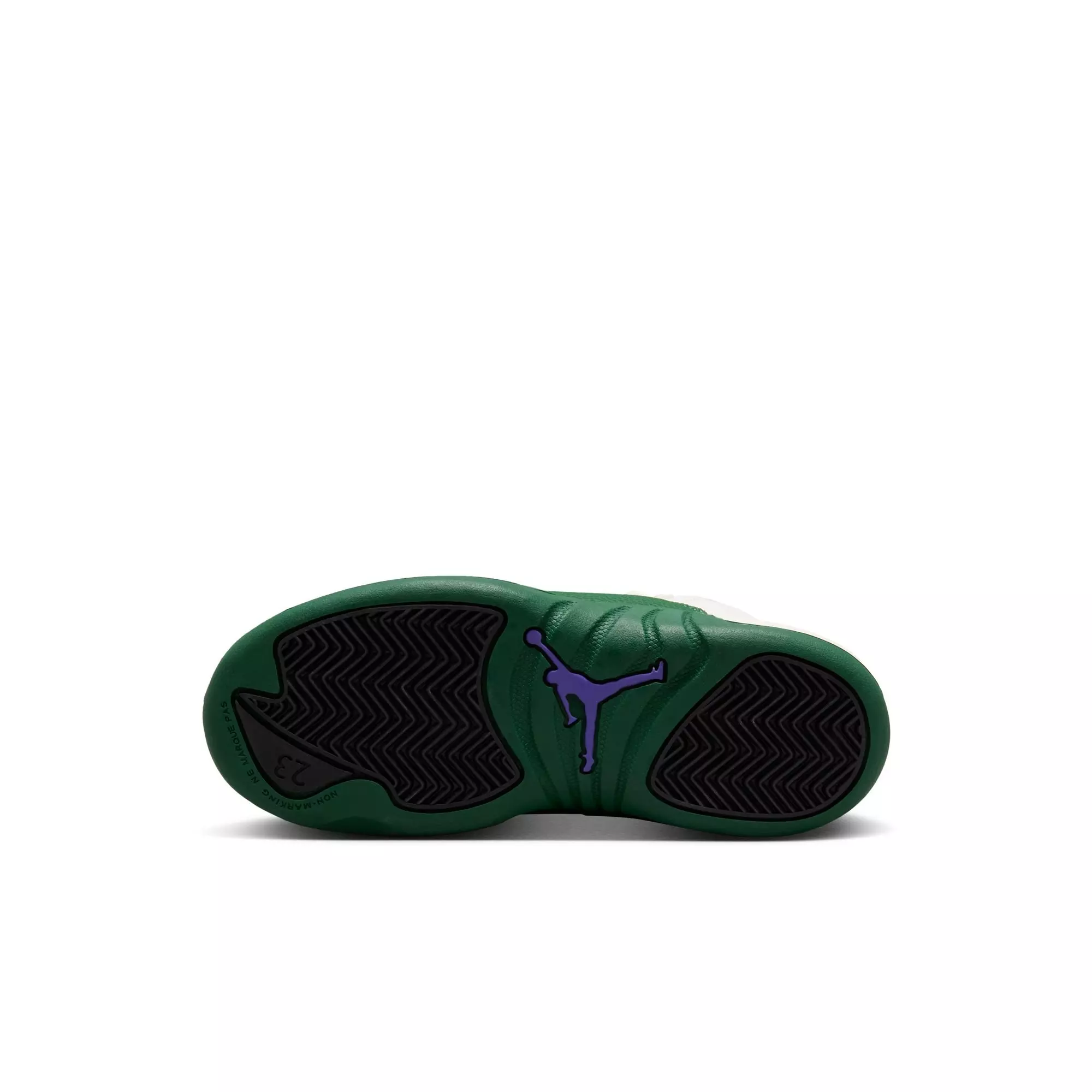 Jordan 12 Retro "Idols Become Rivals" Preschool Kids' Shoe - SUMMIT WHITE/GORGE GREEN/FIERCE PURPLE