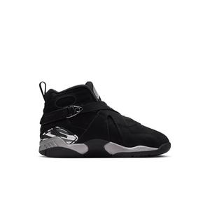 Jordan 8 Retro "Chrome" Preschool Kids' Shoe - BLACK/WHITE/LT GRAPHITE
